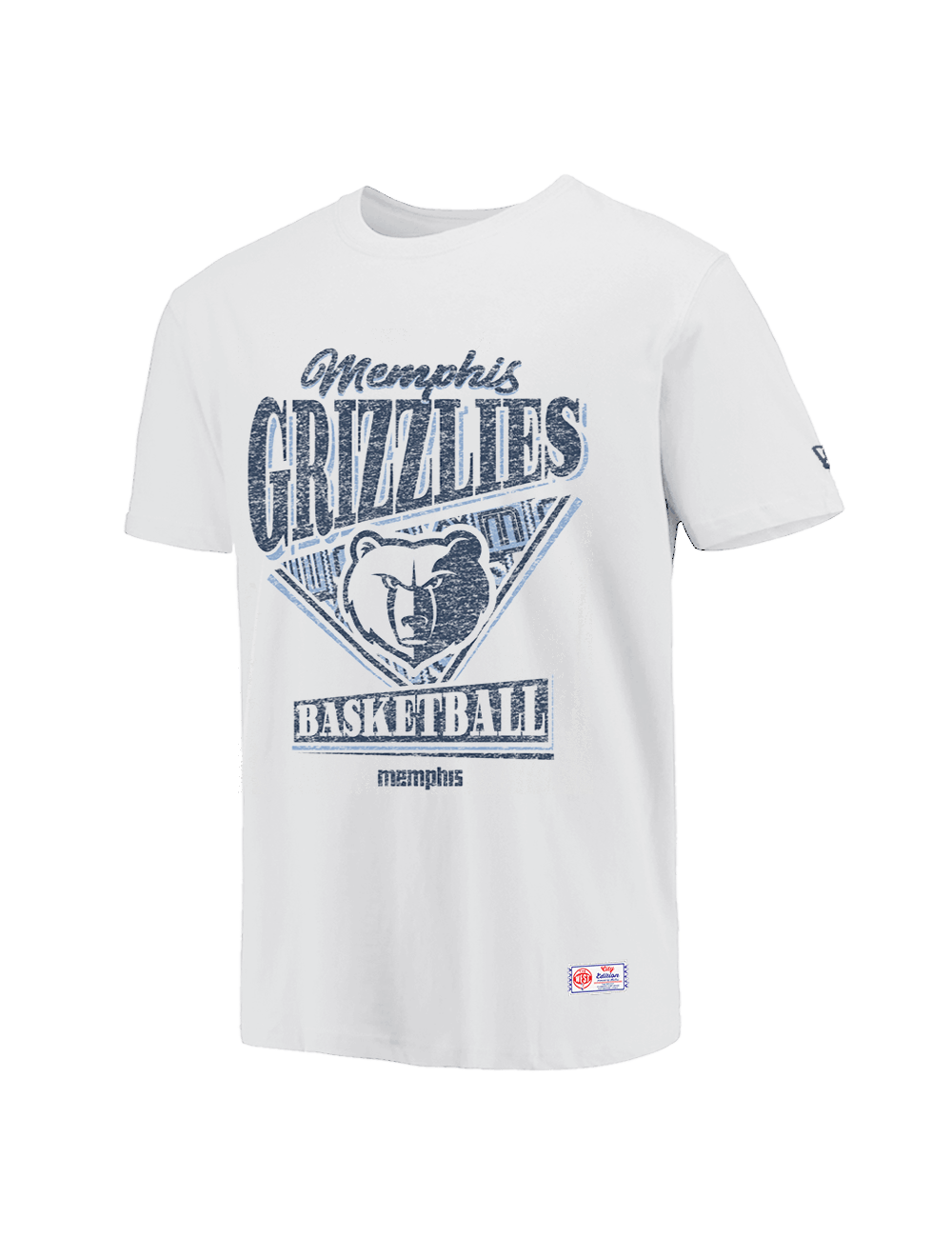 New Era T-Shirts Memphis Grizzlies New Era NBA 25-26 City Edition Distressed T-Shirt