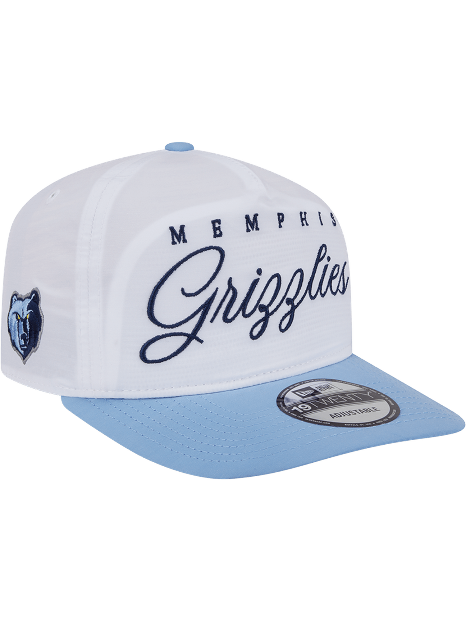 New Era Caps Memphis Grizzlies New Era NBA 25 Draft 19TWENTY A-Frame Pre-Curved Hat - White