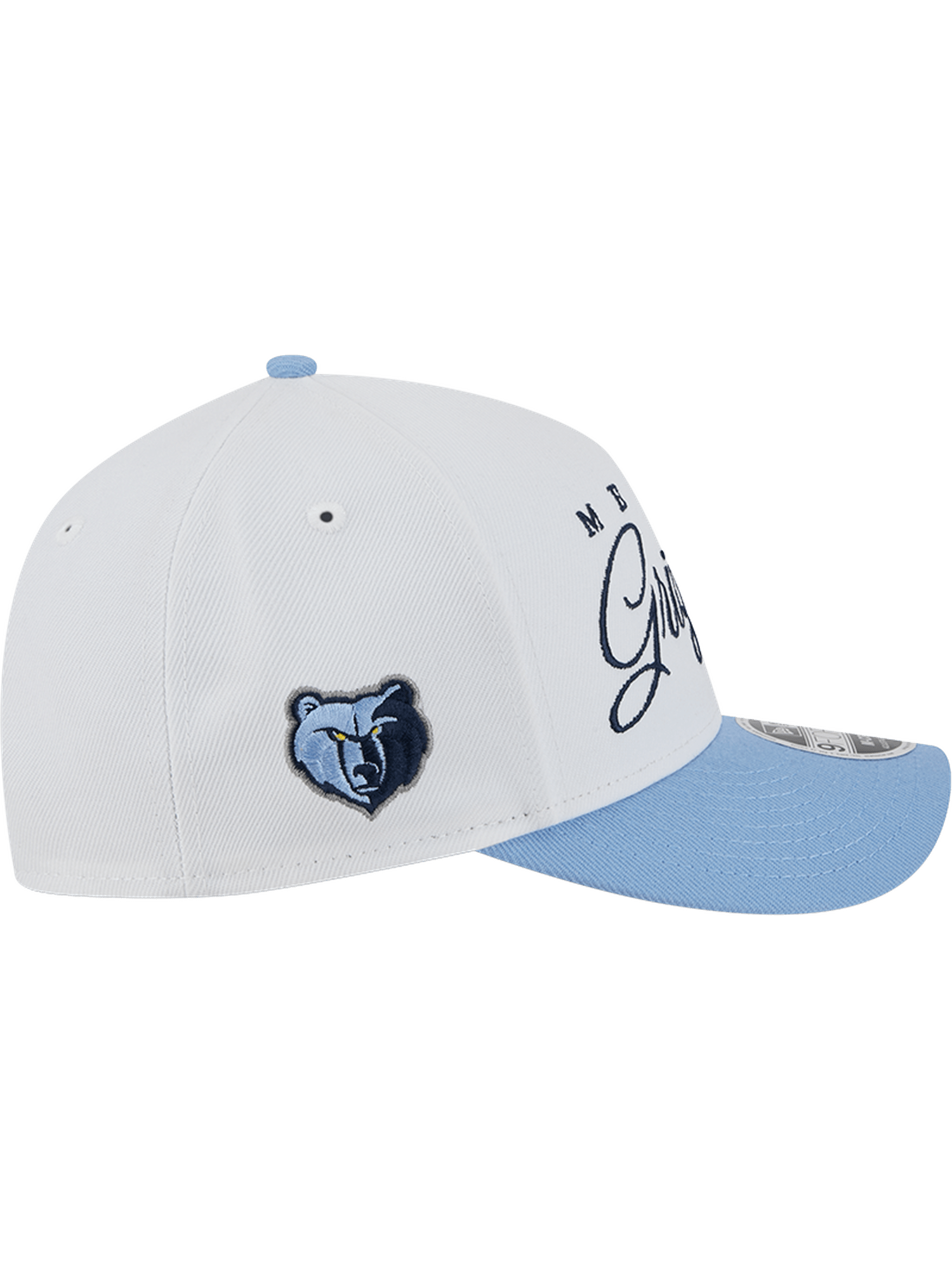 New Era Caps Memphis Grizzlies New Era NBA 25 Draft 9FORTY M-Crown A-Frame Snapback Hat - White