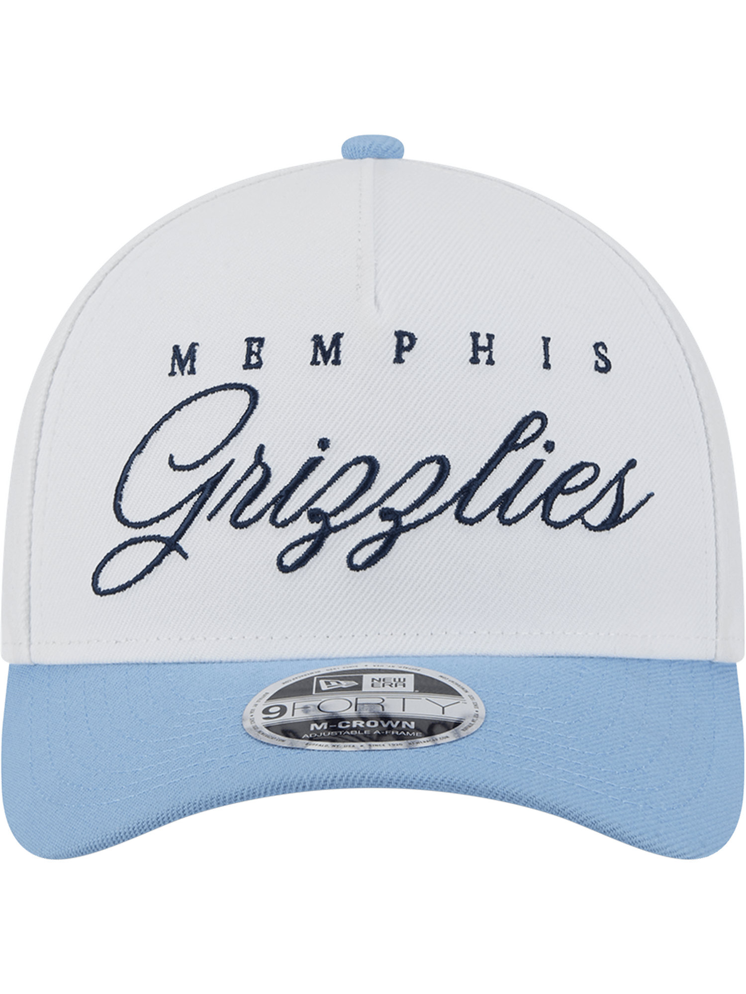 New Era Caps Memphis Grizzlies New Era NBA 25 Draft 9FORTY M-Crown A-Frame Snapback Hat - White