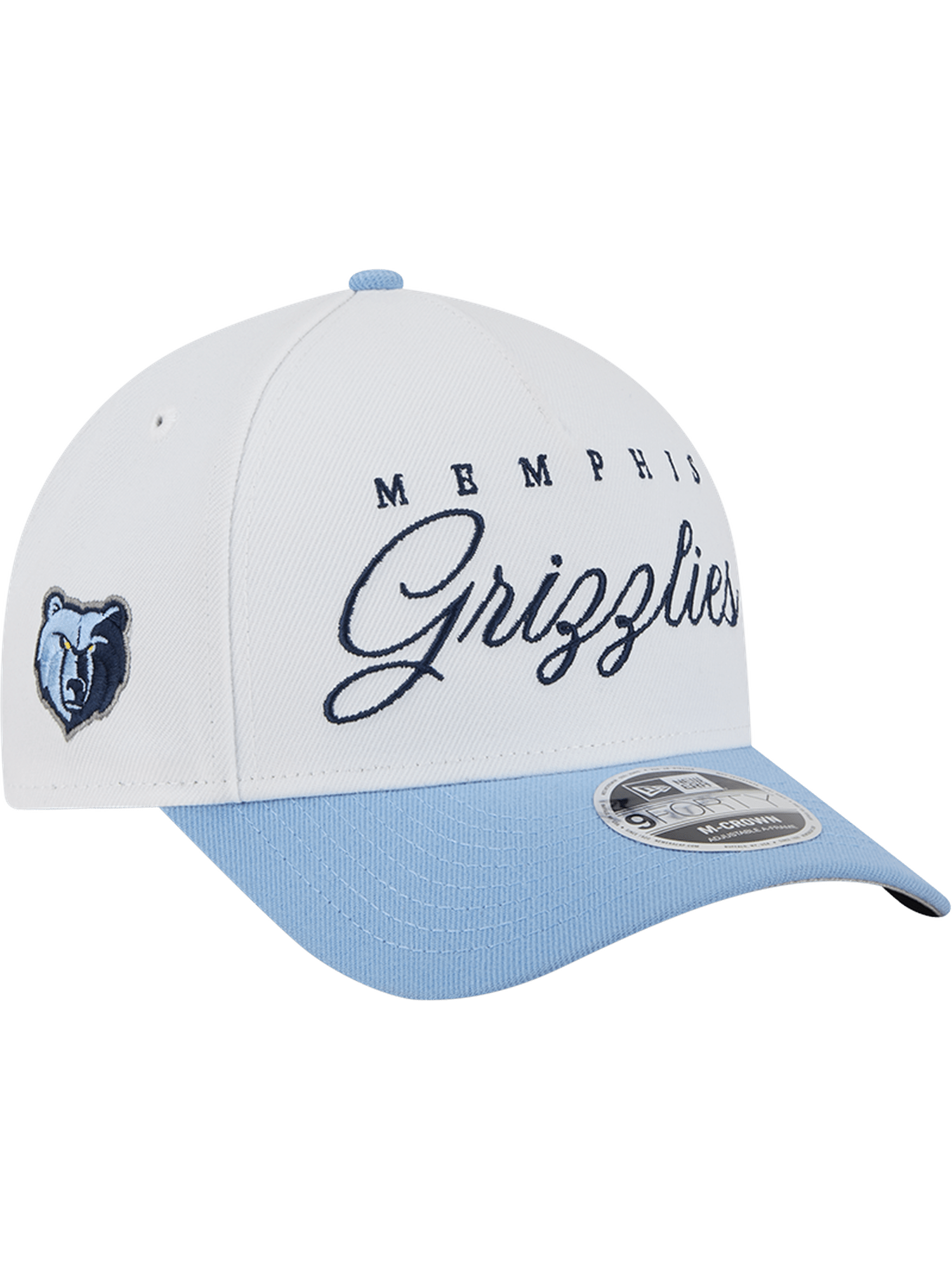 New Era Caps Memphis Grizzlies New Era NBA 25 Draft 9FORTY M-Crown A-Frame Snapback Hat - White