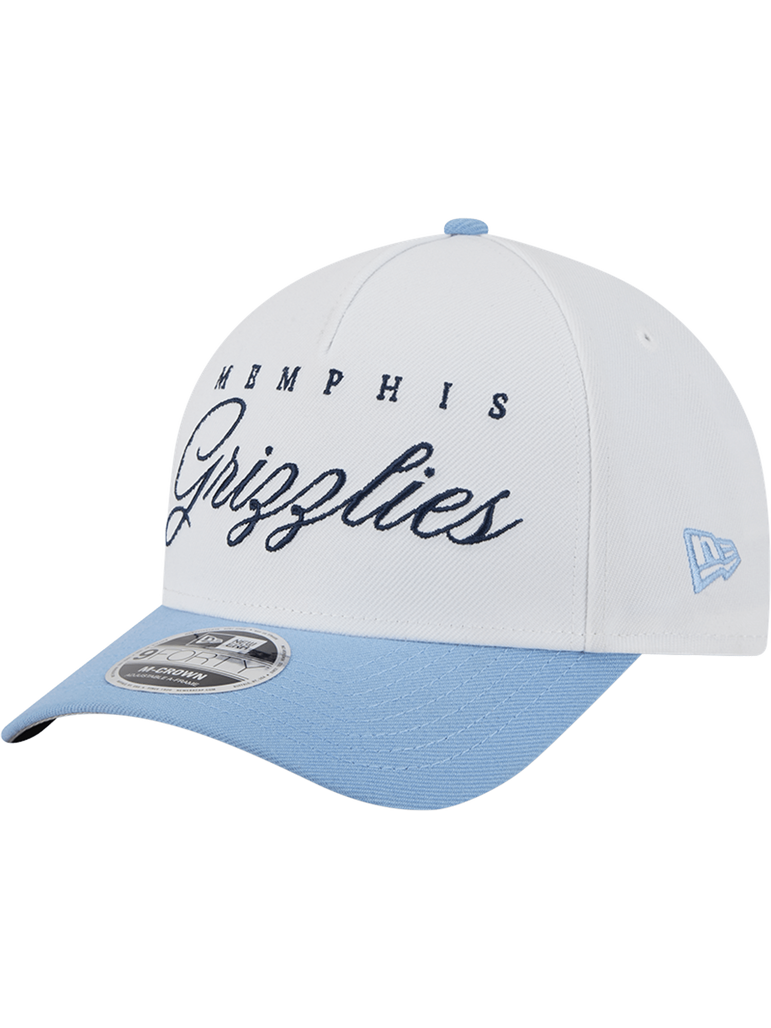 New Era Caps Memphis Grizzlies New Era NBA 25 Draft 9FORTY M-Crown A-Frame Snapback Hat - White