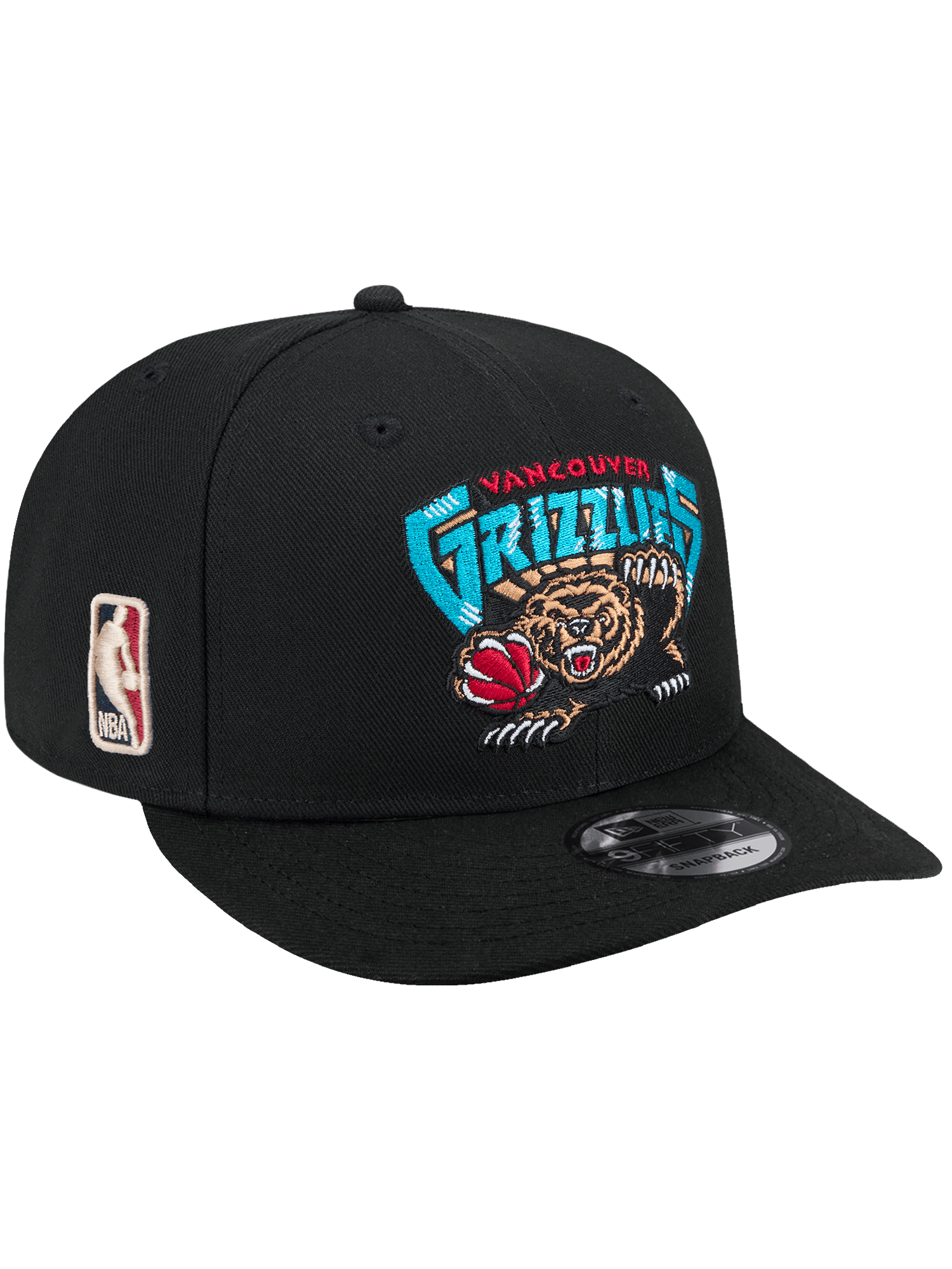 New Era Caps Memphis Grizzlies New Era NBA HWC 9FIFTY Pre-Curved Snapback Hat - Black