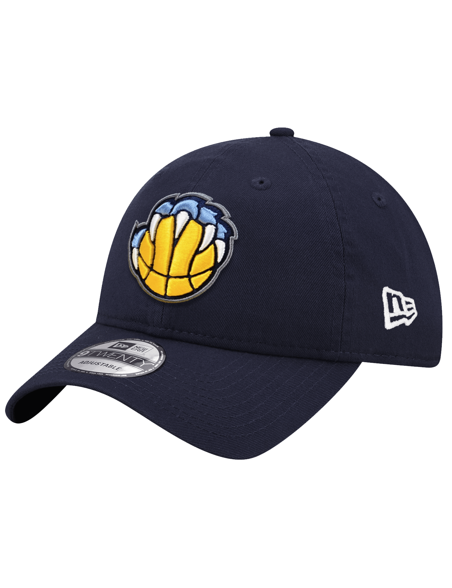 New Era Caps Memphis Grizzlies New Era NBA Team Alt 9TWENTY Strapback Hat - Navy