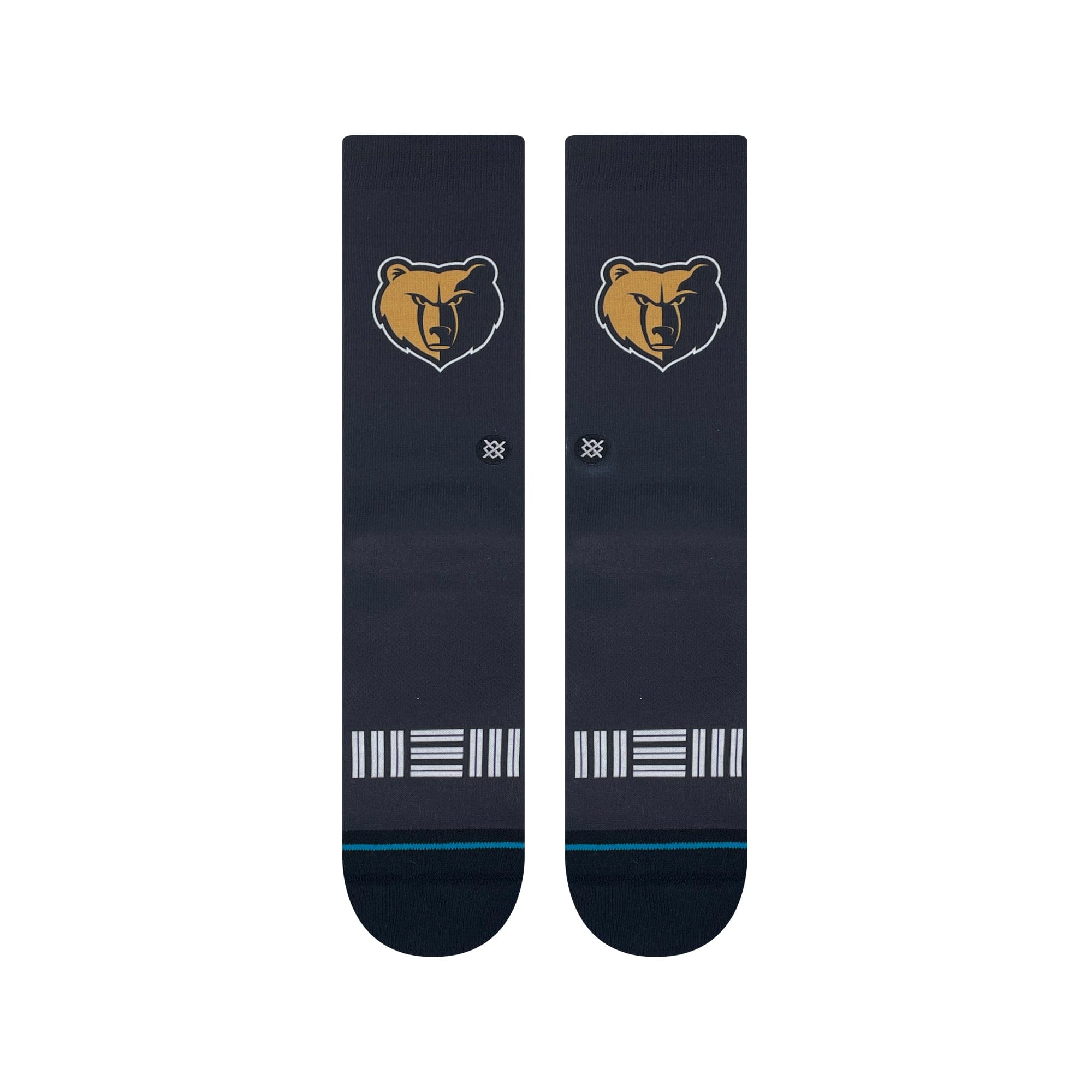 Stance Socks Large (9-12 US) Memphis Grizzlies Stance NBA 24 City Edition Crew Socks