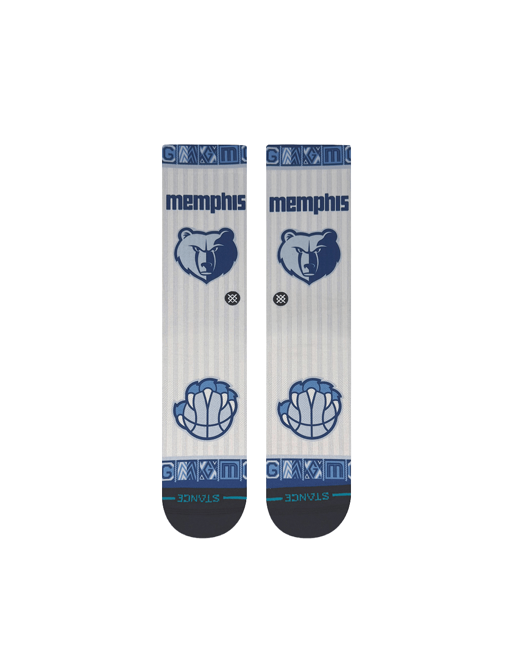Stance Socks Large (9-12 US) Memphis Grizzlies Stance NBA 25-26 City Edition Crew Socks