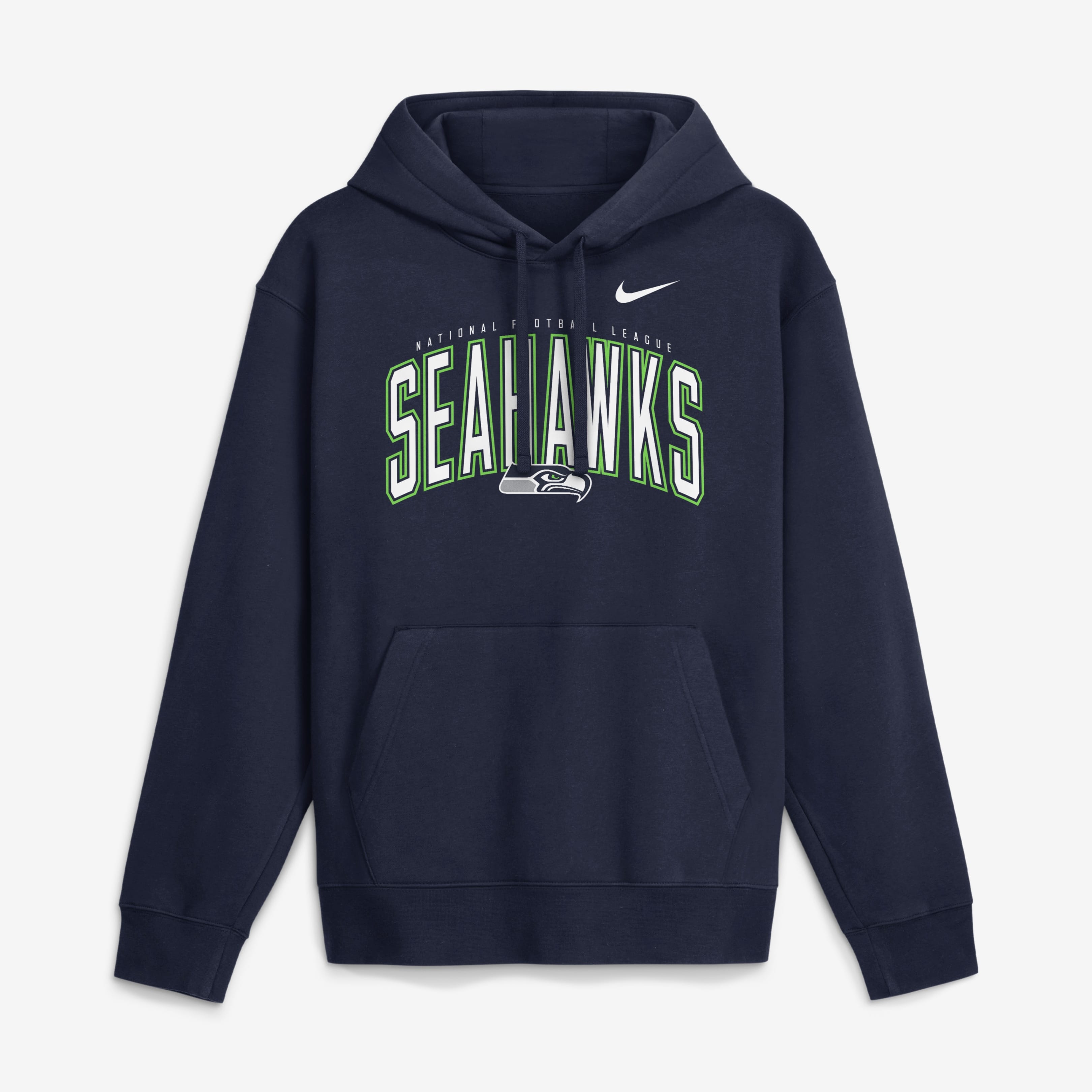 Seattle Seahawks Nike NFL Expect Victory Hoodie Jumper - Navy