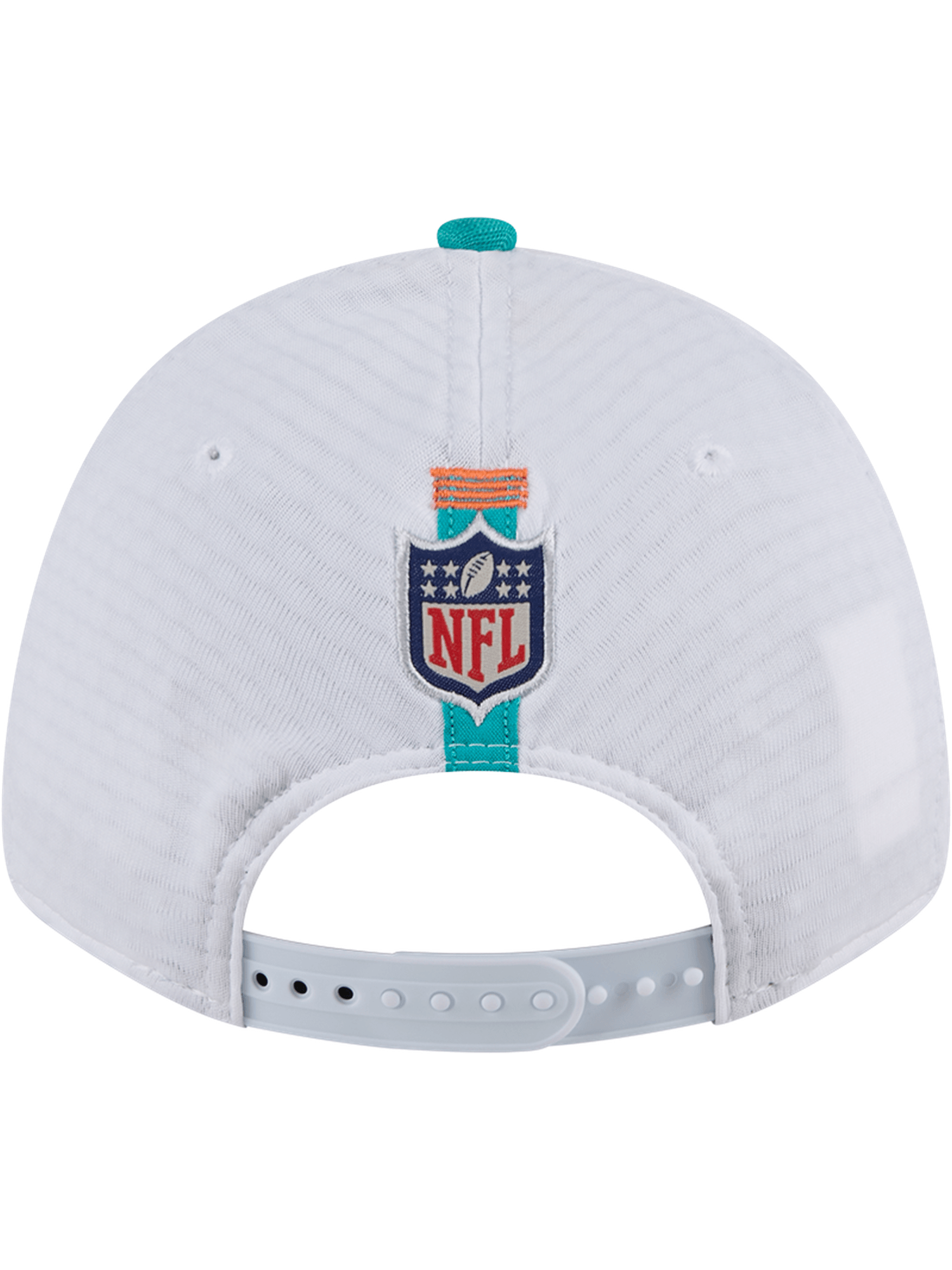 New Era Caps Miami Dolphins New Era NFL 24 Training 9FORTY Stretch-Snapback Hat - White