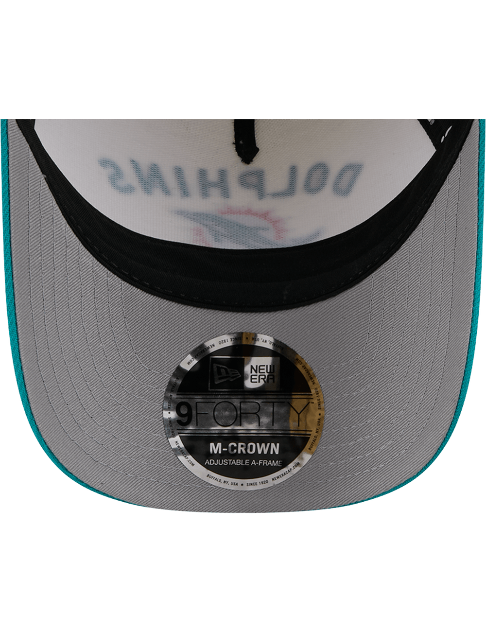 New Era Caps Miami Dolphins New Era NFL 25 Draft 9FORTY M-Crown Snapback Hat - Chrome