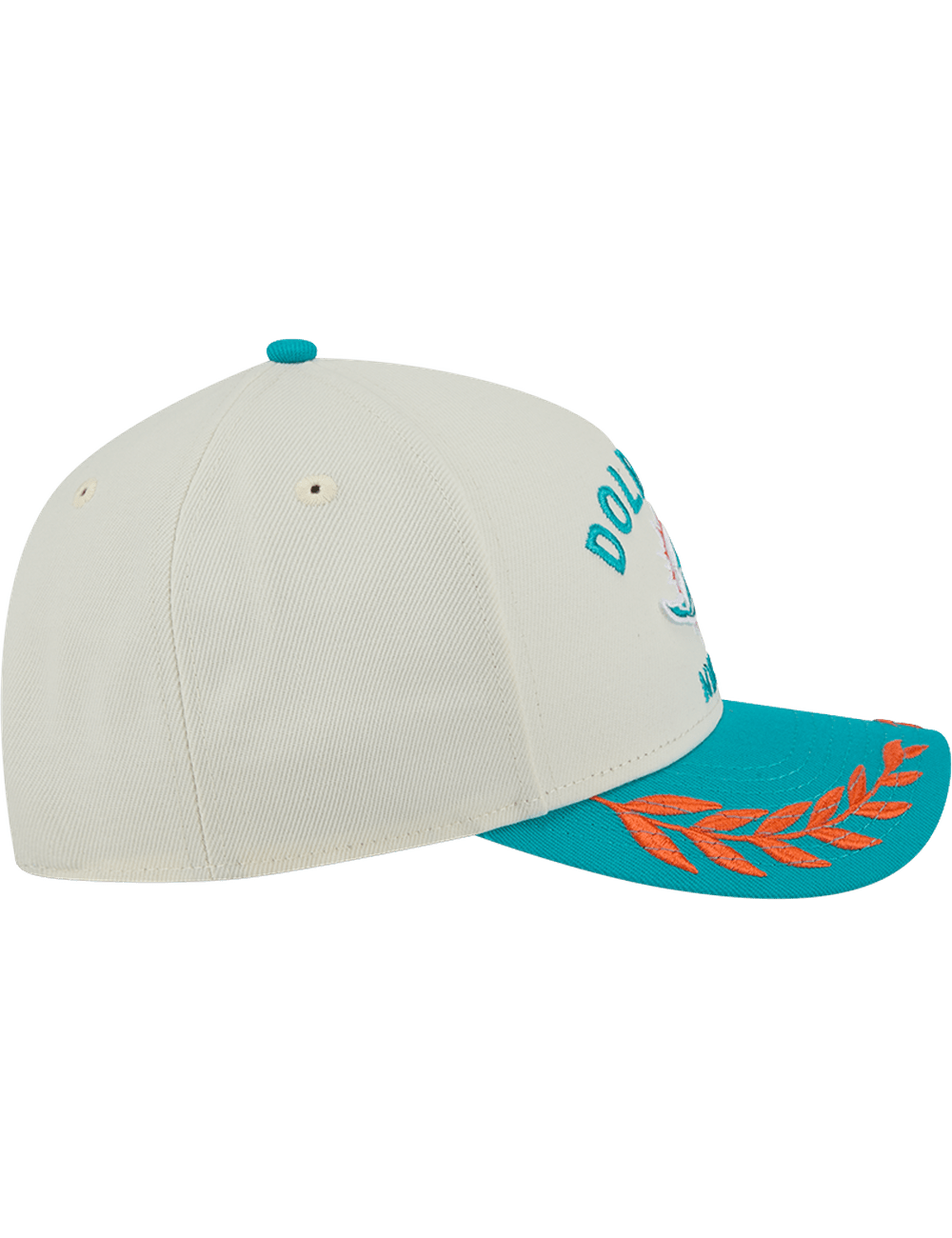 New Era Caps Miami Dolphins New Era NFL 25 Draft 9FORTY M-Crown Snapback Hat - Chrome