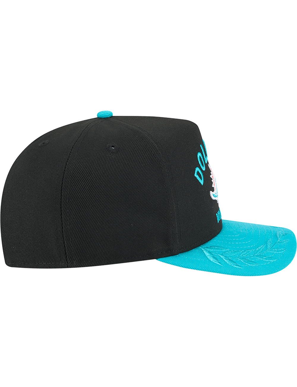 New Era Caps Miami Dolphins New Era NFL 25 Draft Pre-Curved 9FIFTY A-Frame Snapback Hat - Black