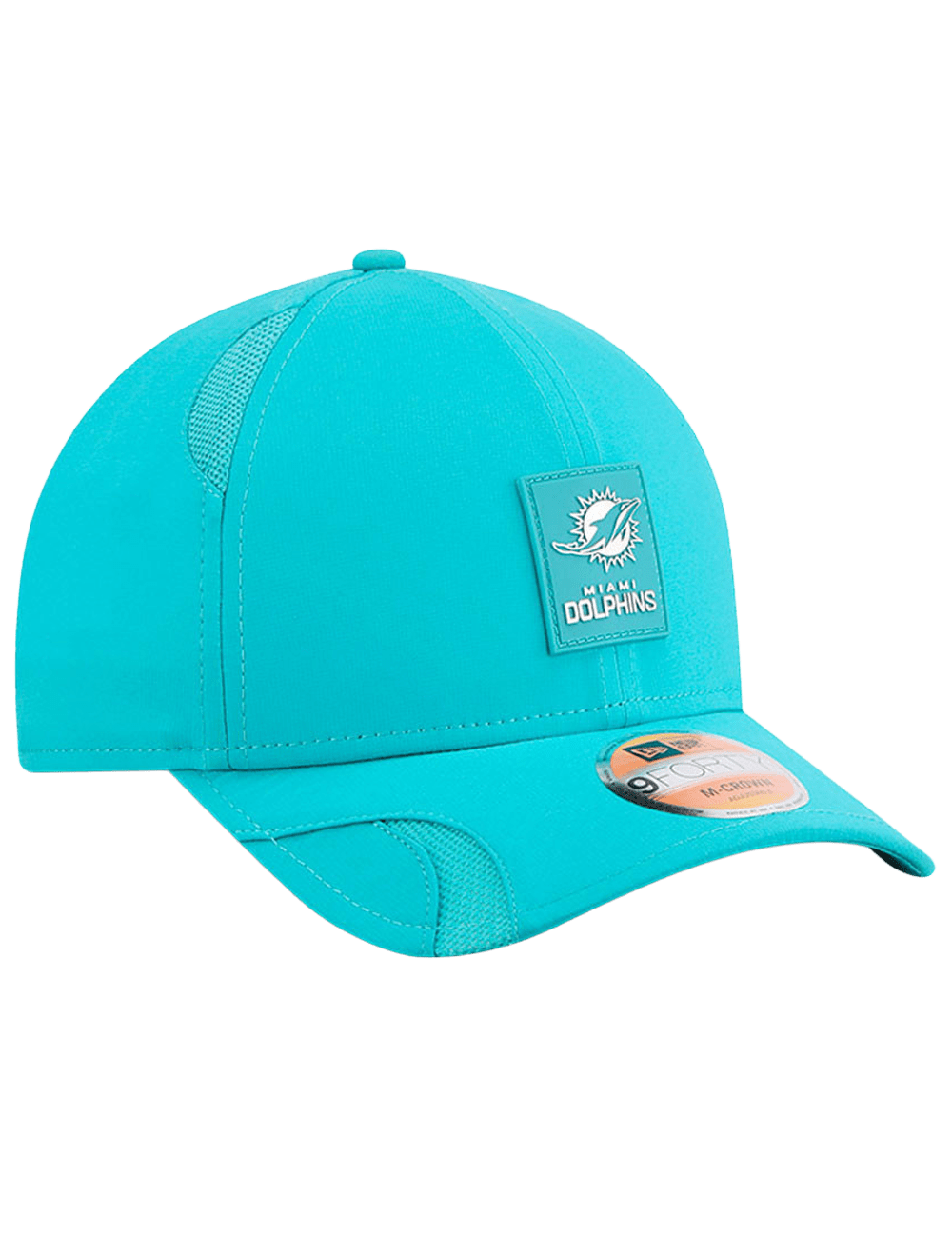 New Era Caps Miami Dolphins New Era NFL 25 Sideline 9FORTY M-Crown Snapback Hat - Aqua