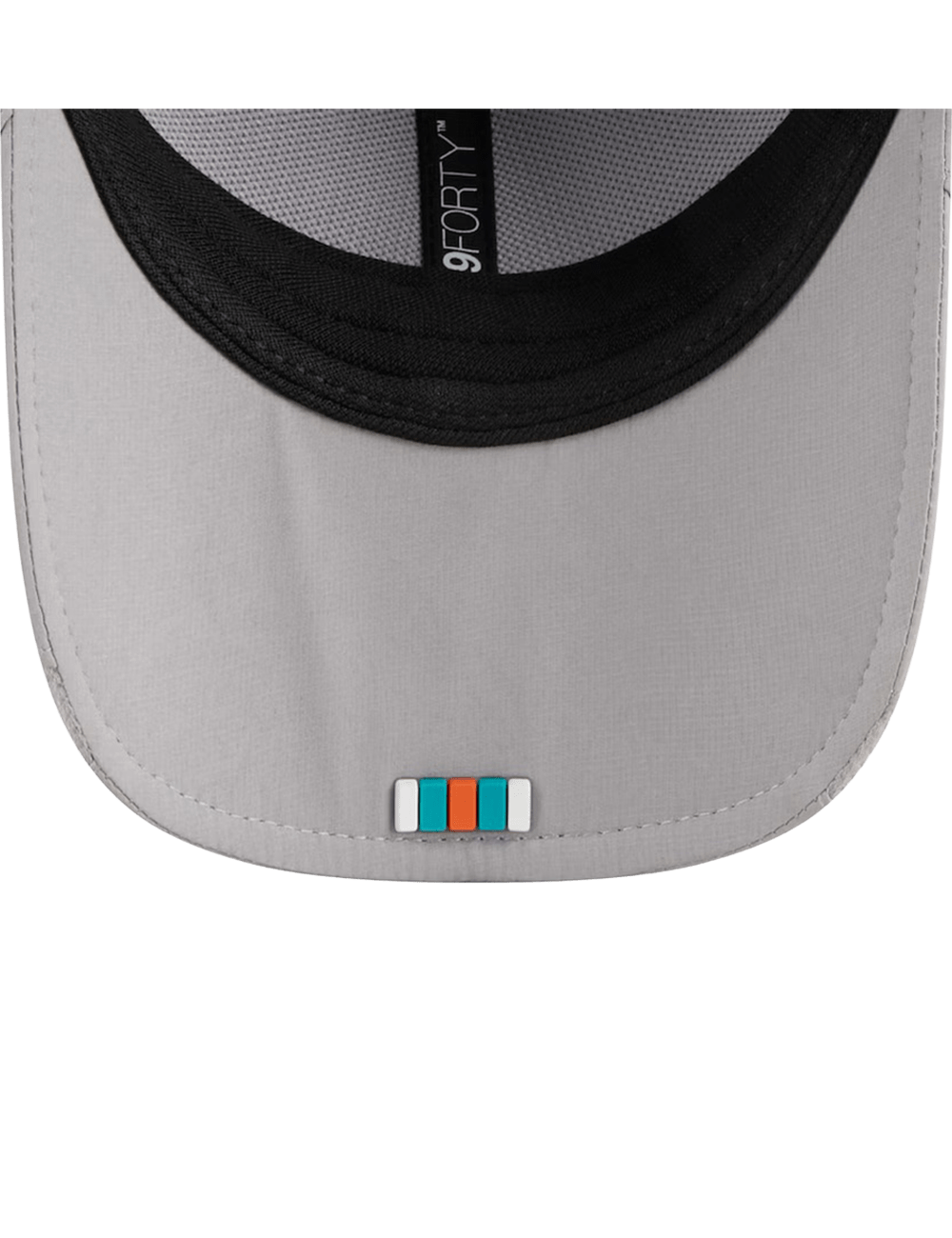 New Era Caps Miami Dolphins New Era NFL 25 Sideline 9FORTY M-Crown Snapback Hat - Grey