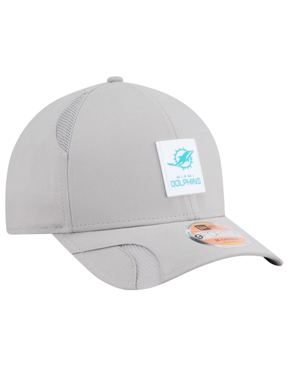 New Era Caps Miami Dolphins New Era NFL 25 Sideline 9FORTY M-Crown Snapback Hat - Grey