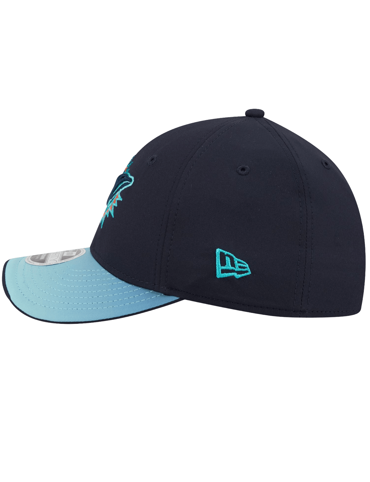 New Era Caps Miami Dolphins New Era NFL 26 Rivalries Sideline 39THIRTY M-Crown Stretch-Fit Hat