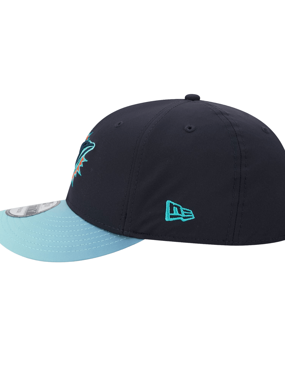 New Era Caps OSFM Miami Dolphins New Era NFL 26 Rivalries Sideline 9FIFTY Pre-Curved Snapback Hat