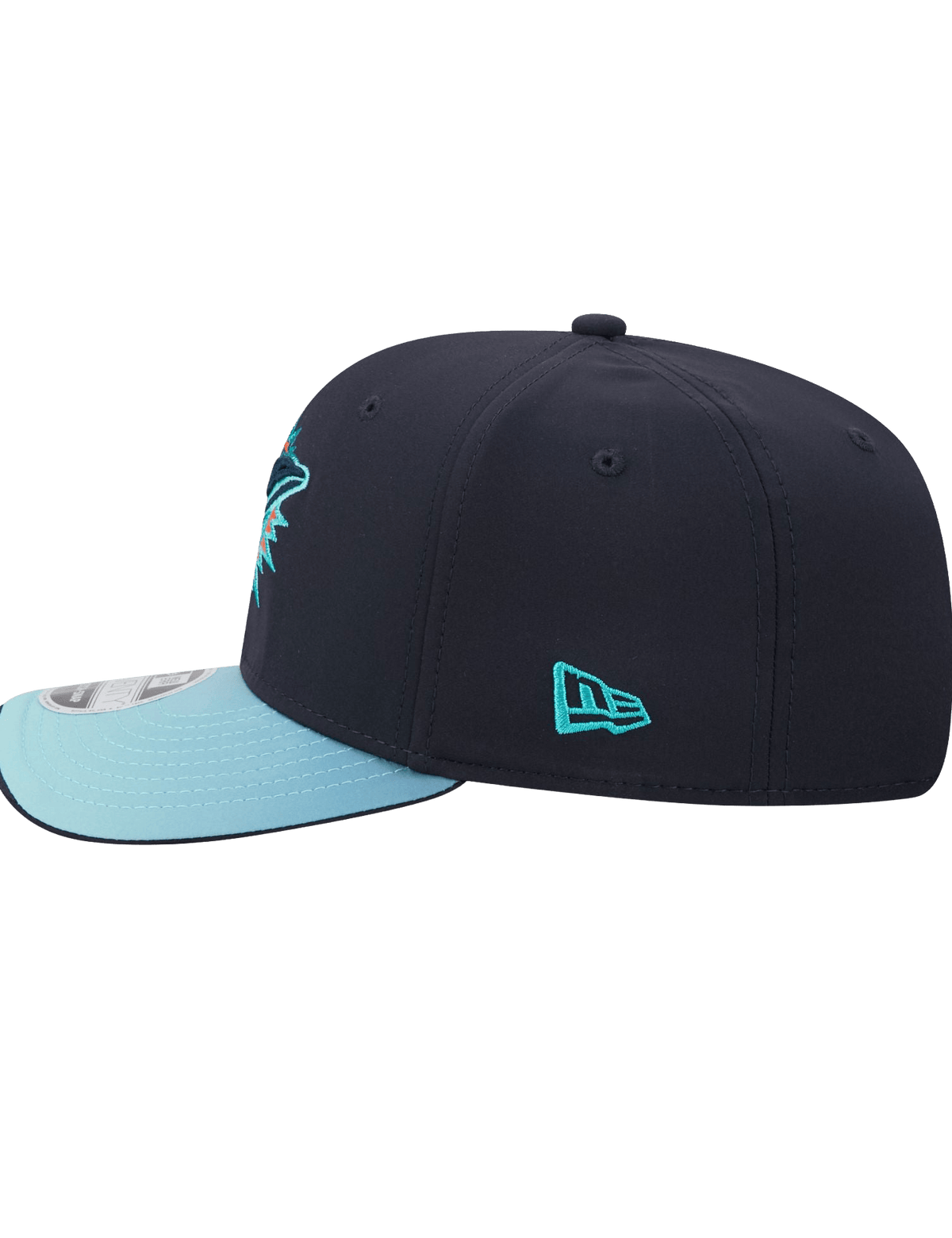 New Era Caps OSFM Miami Dolphins New Era NFL 26 Rivalries Sideline 9SEVENTY Stretch-Snapback Hat