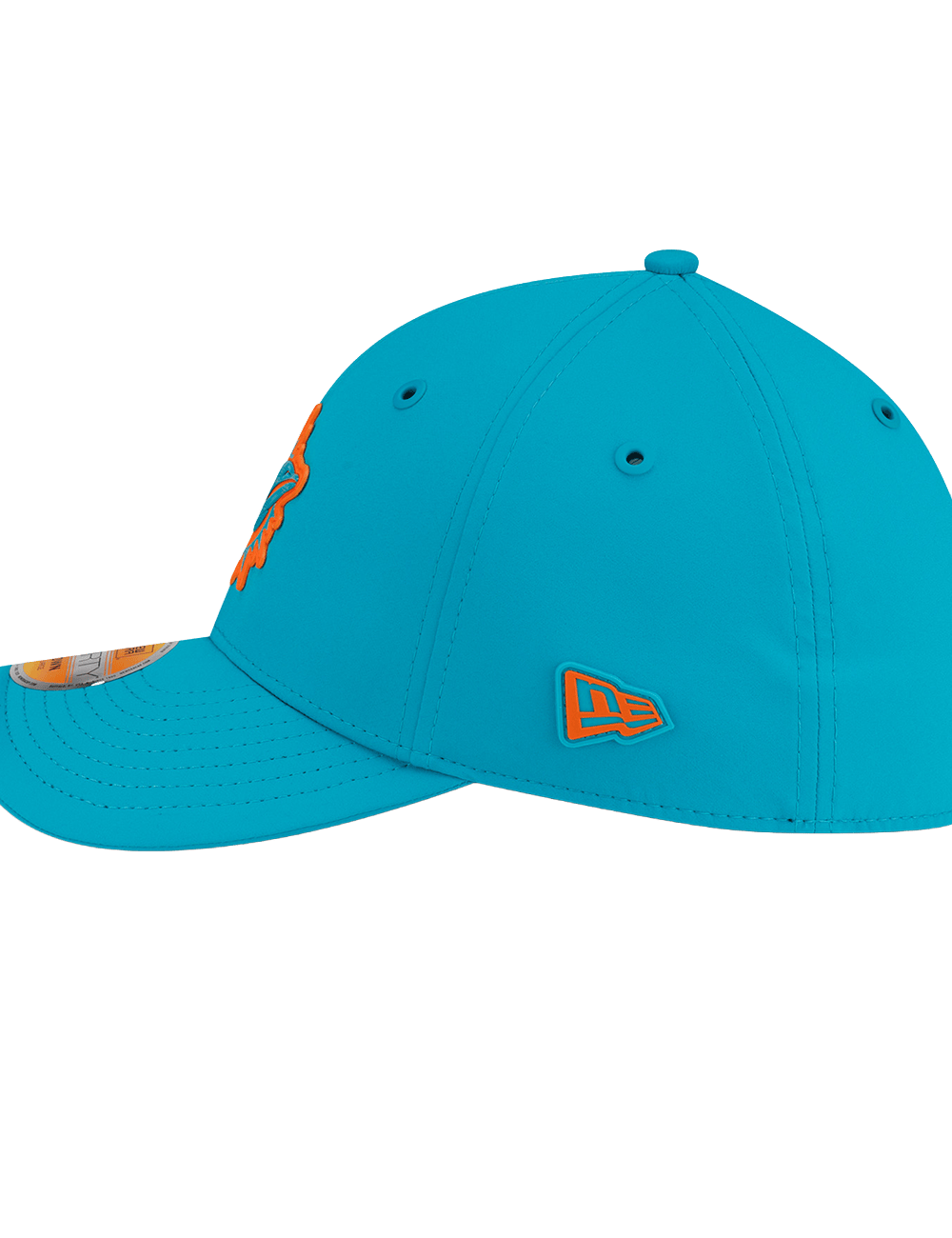New Era Caps Miami Dolphins New Era NFL 26 Sideline 39THIRTY M-Crown Stretch-Fit Hat - Aqua