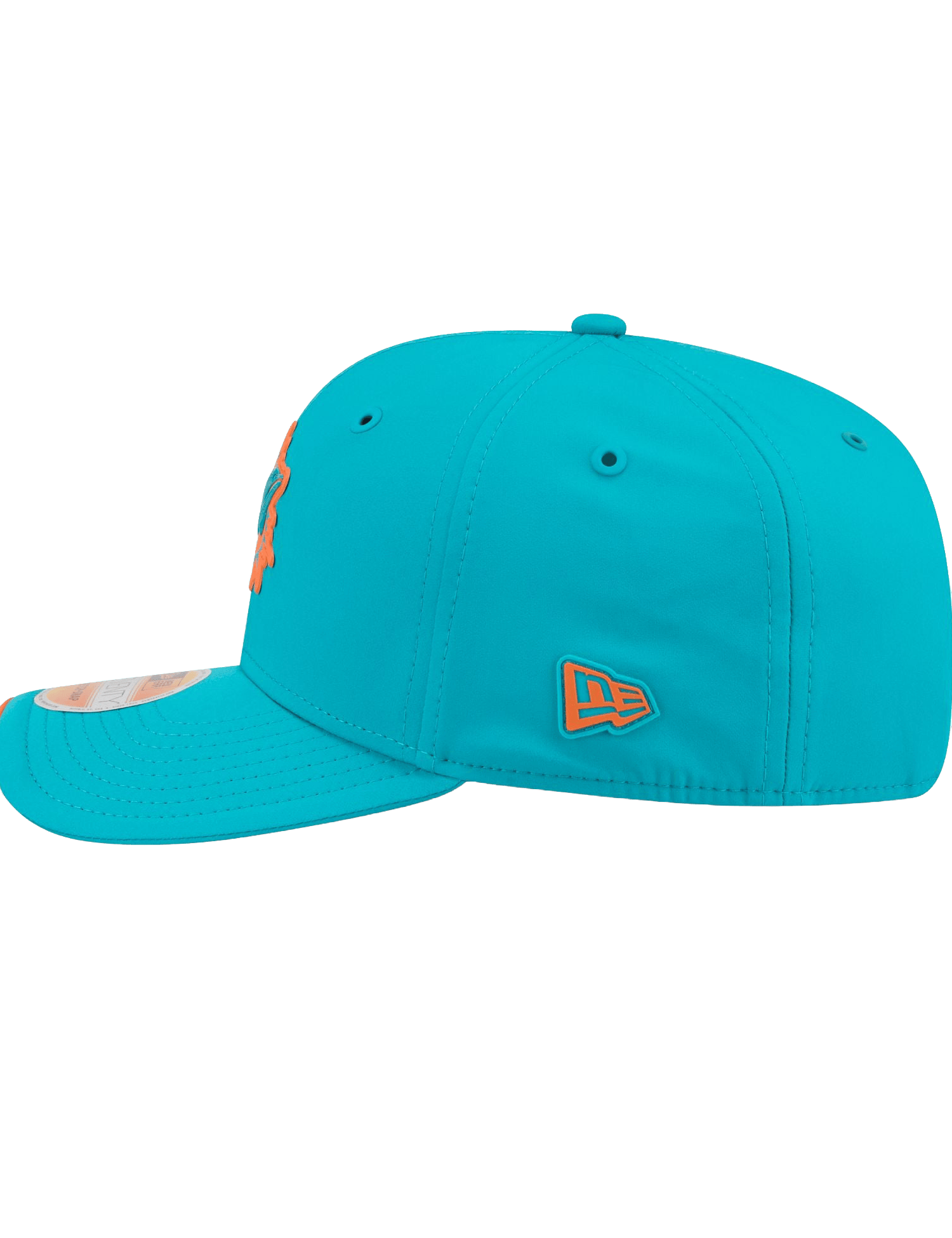 New Era Caps OSFM Miami Dolphins New Era NFL 26 Sideline 9SEVENTY Stretch-Snapback Hat - Light Aqua