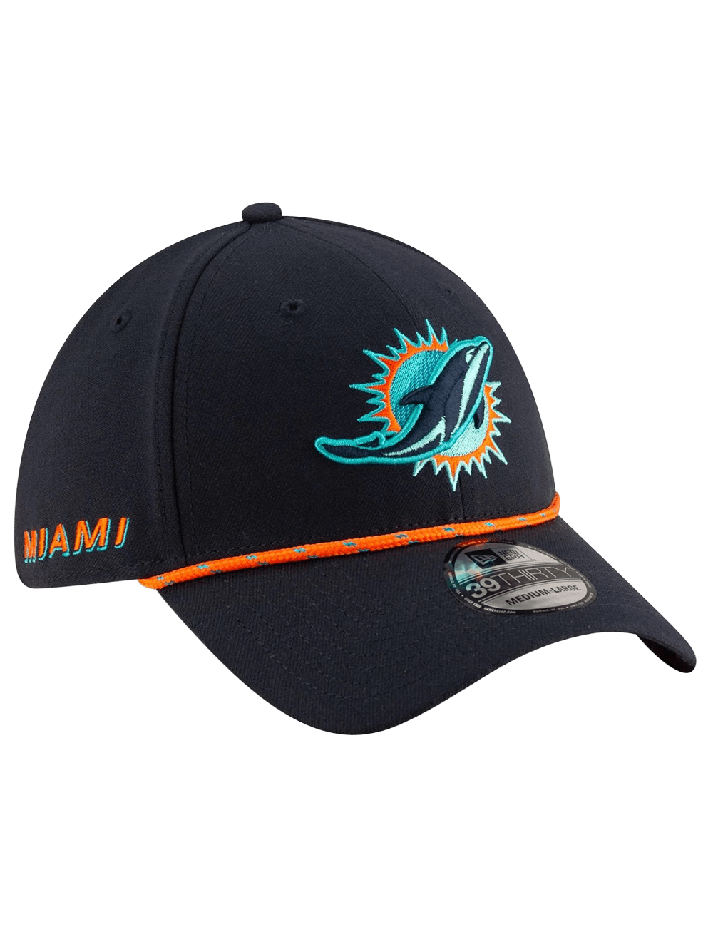 New Era Caps MIami Dolphins New Era NFL Rivalries 39THIRTY Stretch-Fit Hat