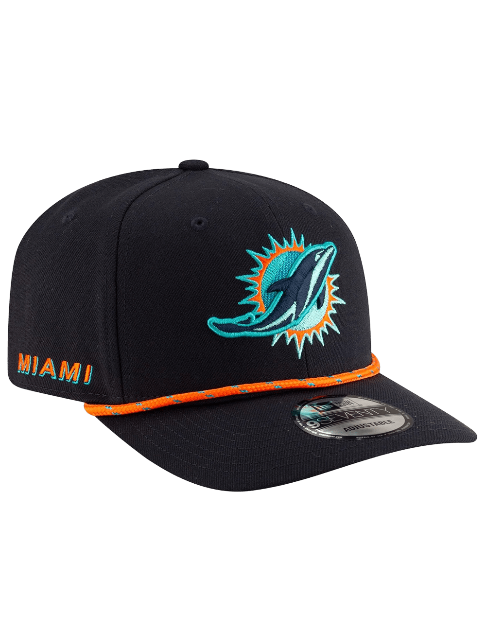 New Era Caps MIami Dolphins New Era NFL Rivalries 9SEVENTY Stretch-Snap Snapback Hat