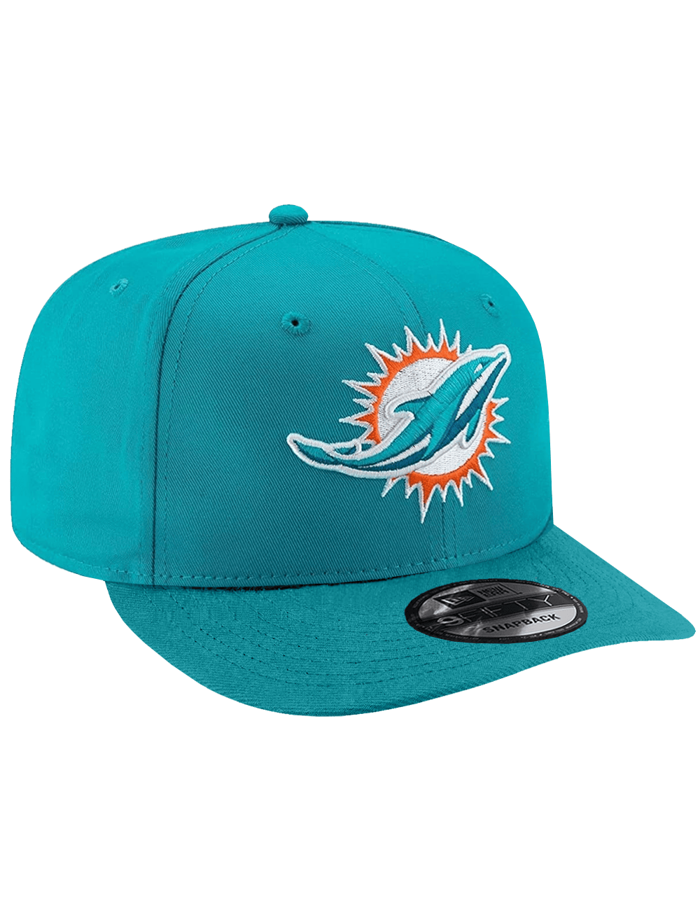 New Era Caps Miami Dolphins New Era NFL Team 9FIFTY Pre-Curved Snapback Hat - Teal