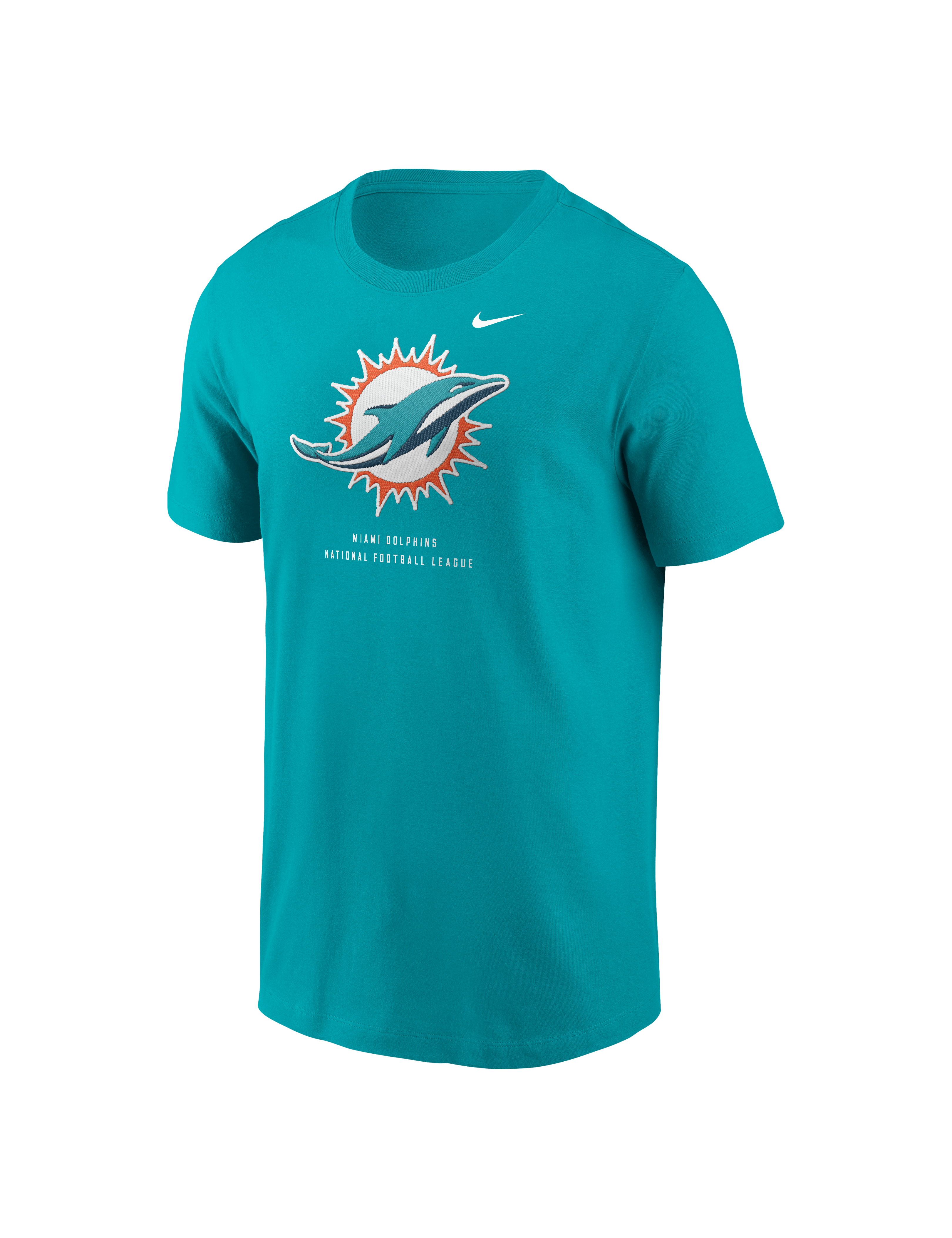 Nike T-Shirts Miami Dolphins Nike NFL Property Of Cotton T-Shirt - Aqua
