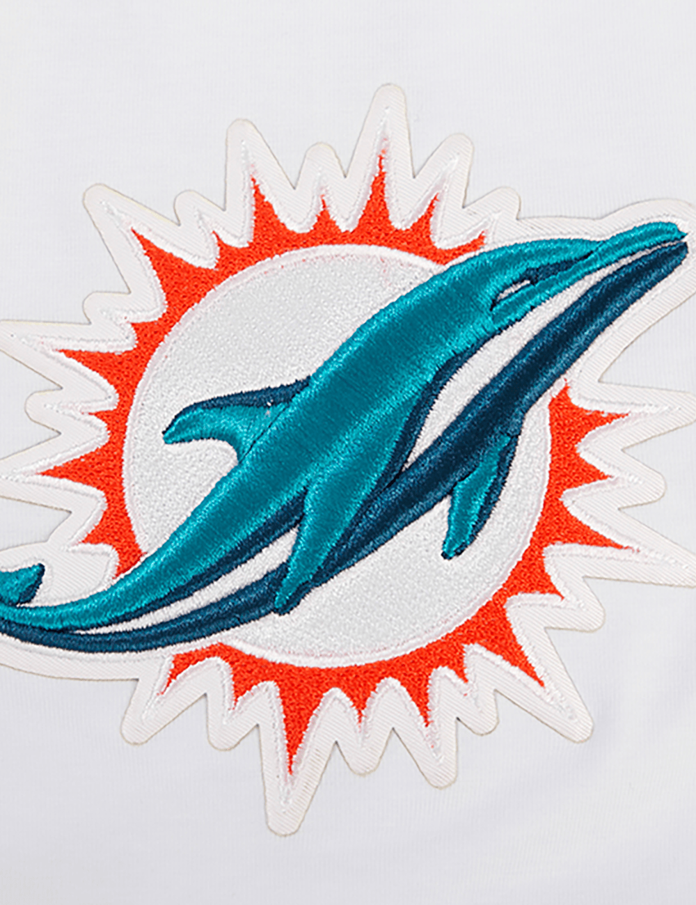 Pro Standard T-Shirts Miami Dolphins Pro Standard NFL Classic Chenille Flex T-Shirt - White