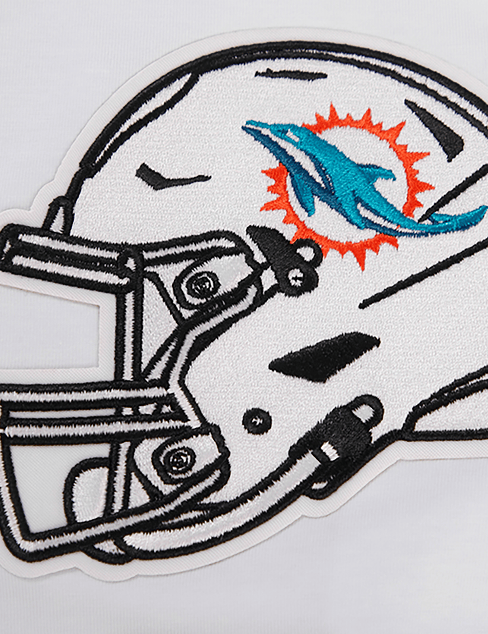 Pro Standard T-Shirts Miami Dolphins Pro Standard NFL Classic Chenille Flex T-Shirt - White