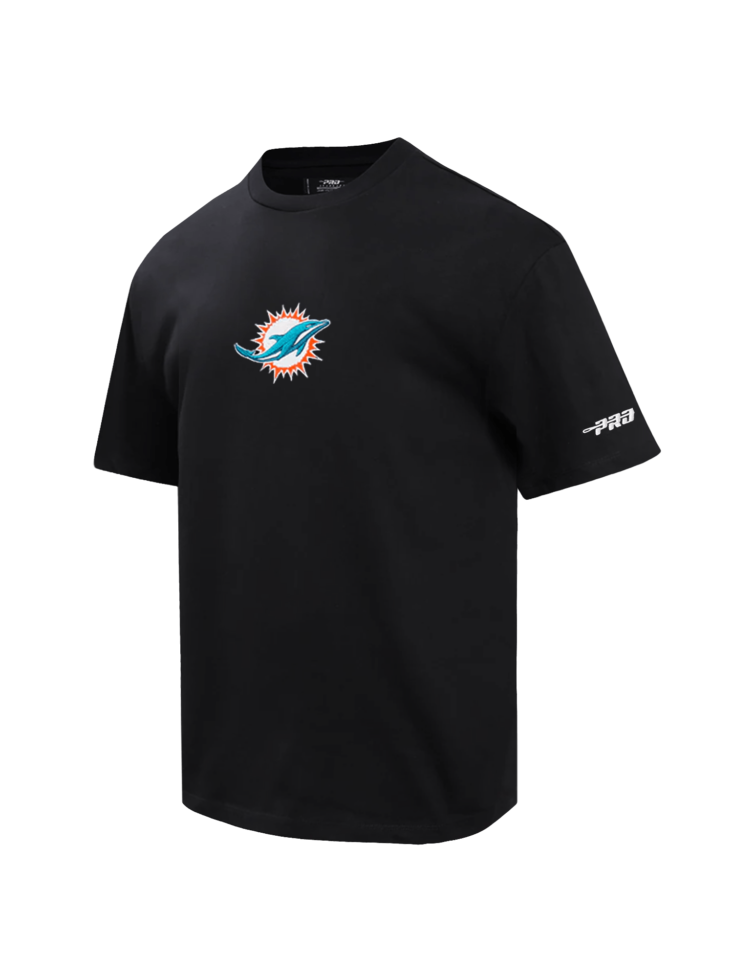 Pro Standard T-Shirts Miami Dolphins Pro Standard NFL Icon Drop Shoulder T-Shirt - Black