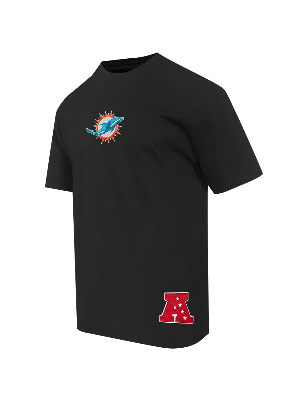Pro Standard T-Shirts Miami Dolphins Pro Standard NFL Wingspan Drop Shoulder T-Shirt - Black