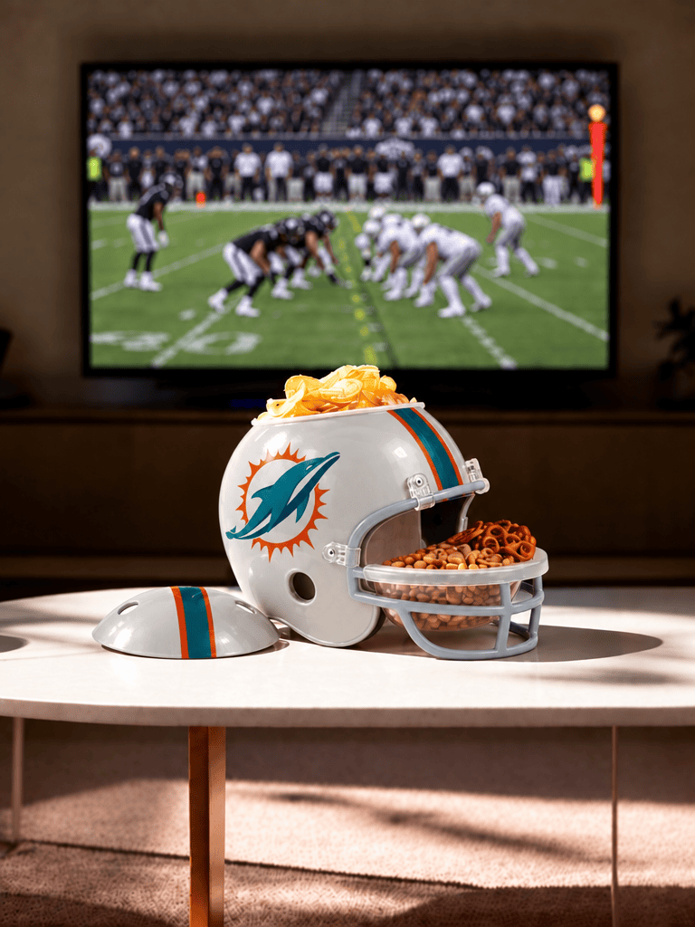 Wincraft Accessories Miami Dolphins Wincraft NFL Full Size Multi Compartment Snack Helmet