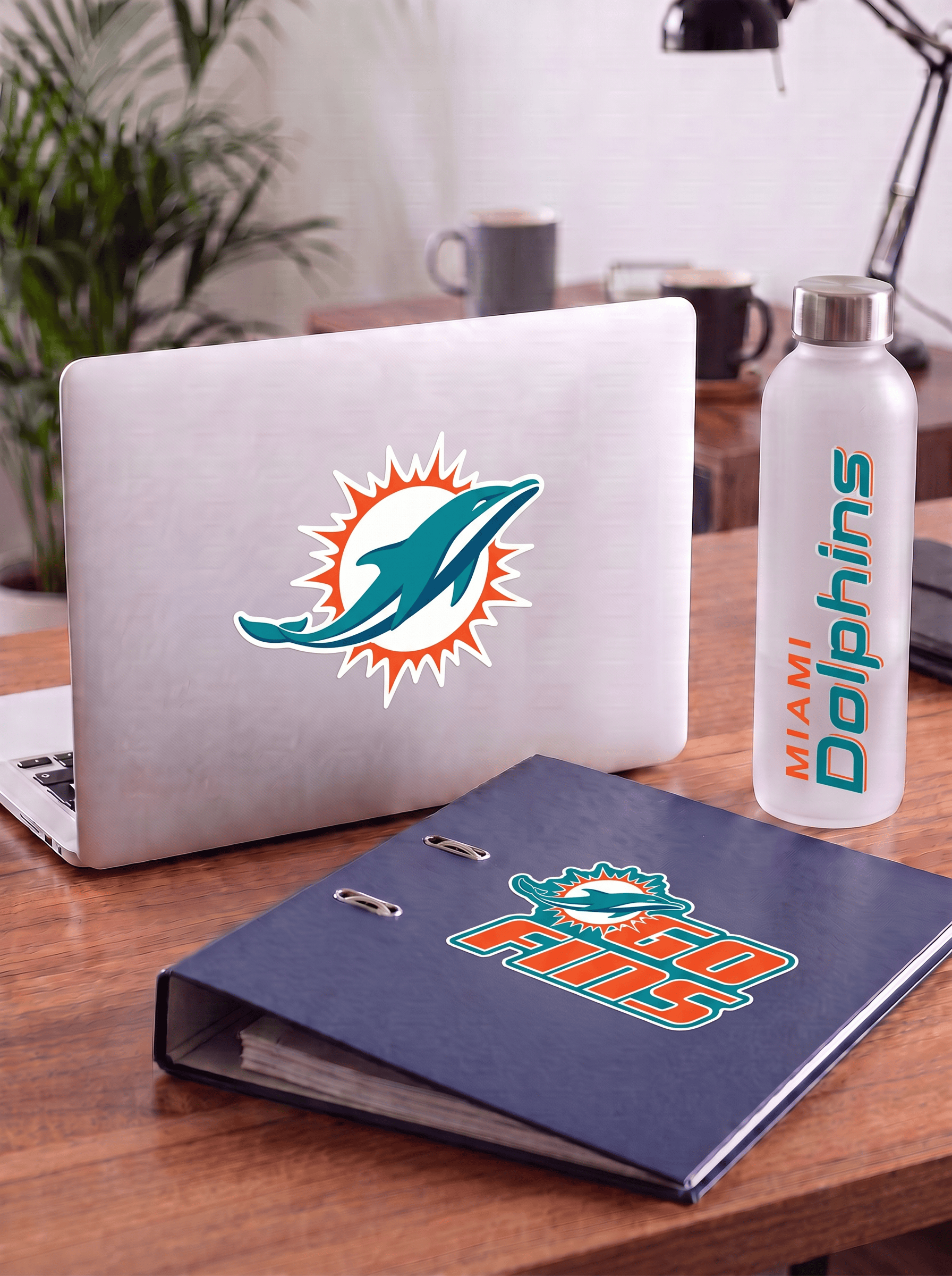Wincraft Accessories Miami Dolphins Wincraft NFL Team 3 Piece 5” x 7” Decal Set