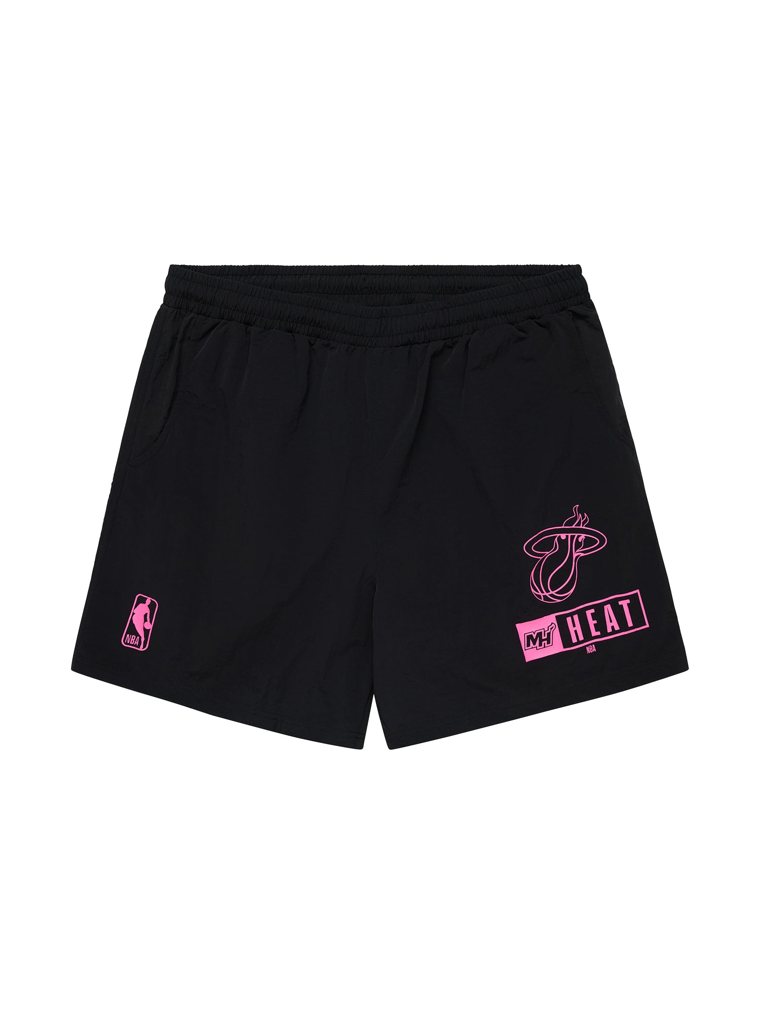 NBA Essentials Shorts Miami Heat NBA Essentials Spencer Nylon Shorts - Black