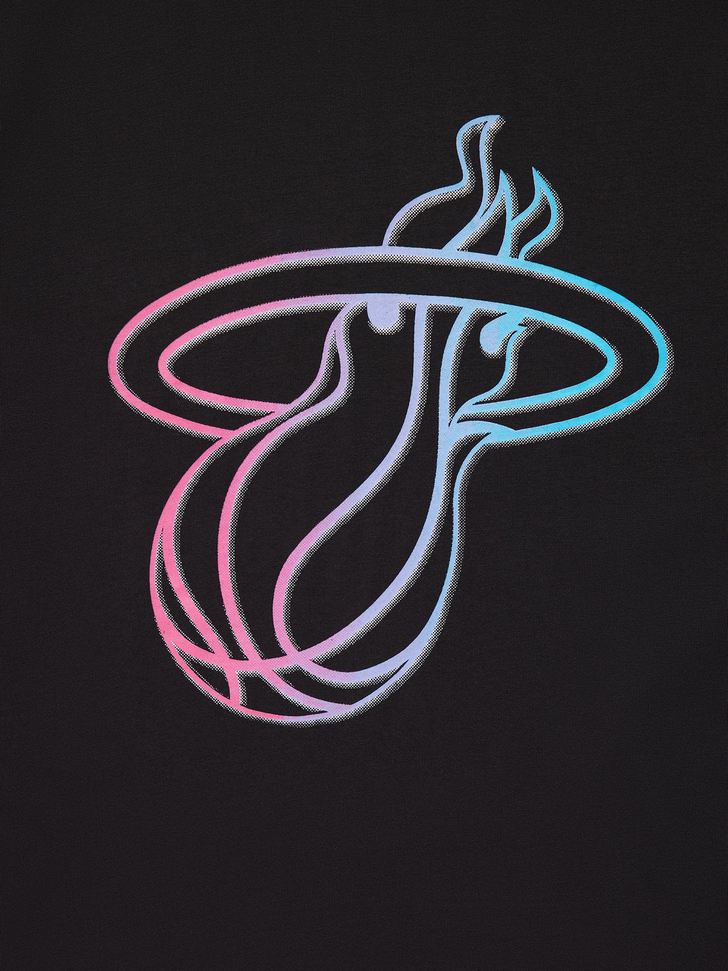 NBA Essentials T-Shirts Miami Heat NBA Essentials Spencer Vintage T-Shirt - Black
