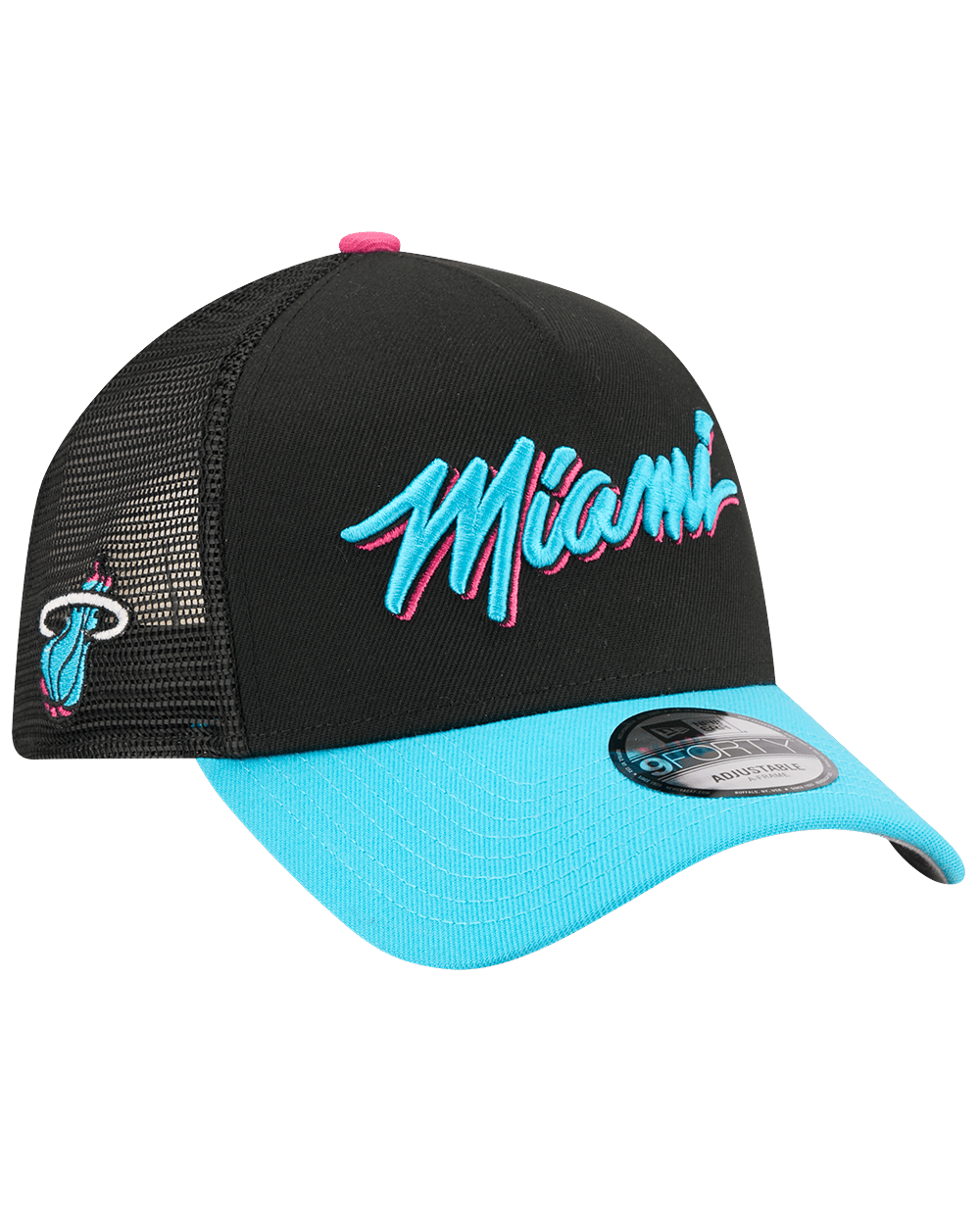 New Era Caps Miami Heat New Era NBA 25-26 City Edition 9FORTY A-Frame Snapback Hat