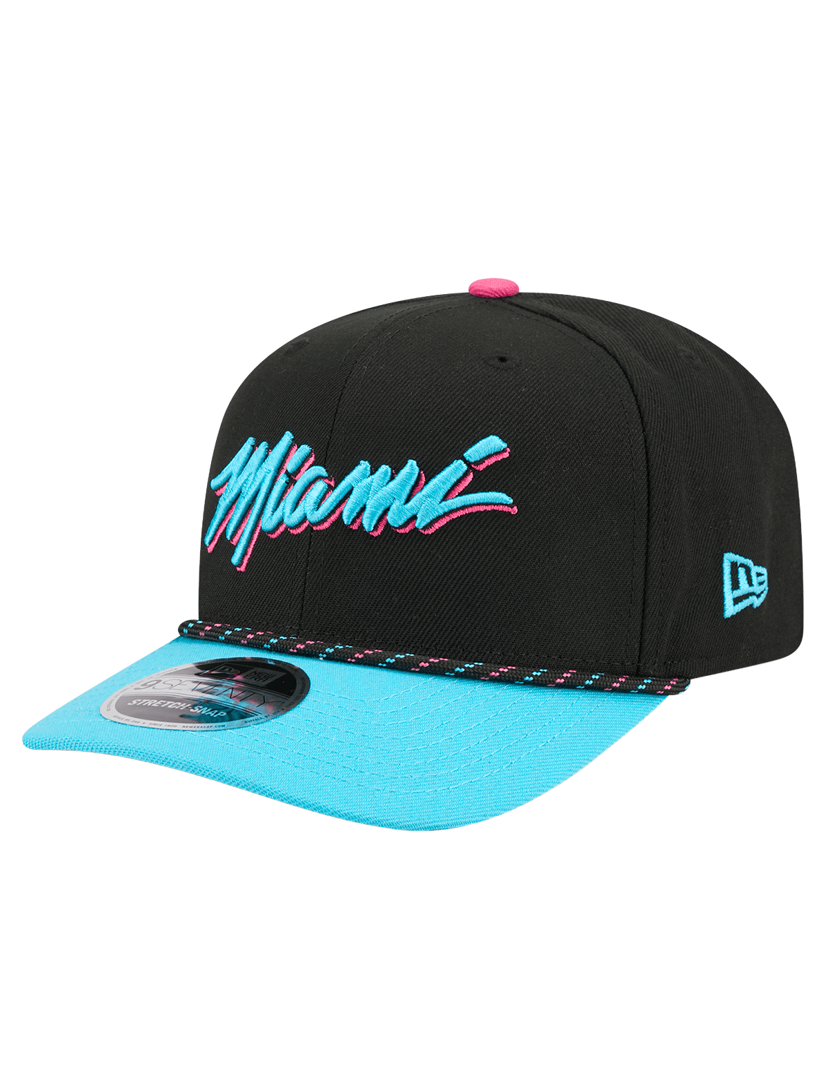 New Era Caps Miami Heat New Era NBA 25-26 City Edition 9SEVENTY Stretch Snapback Hat