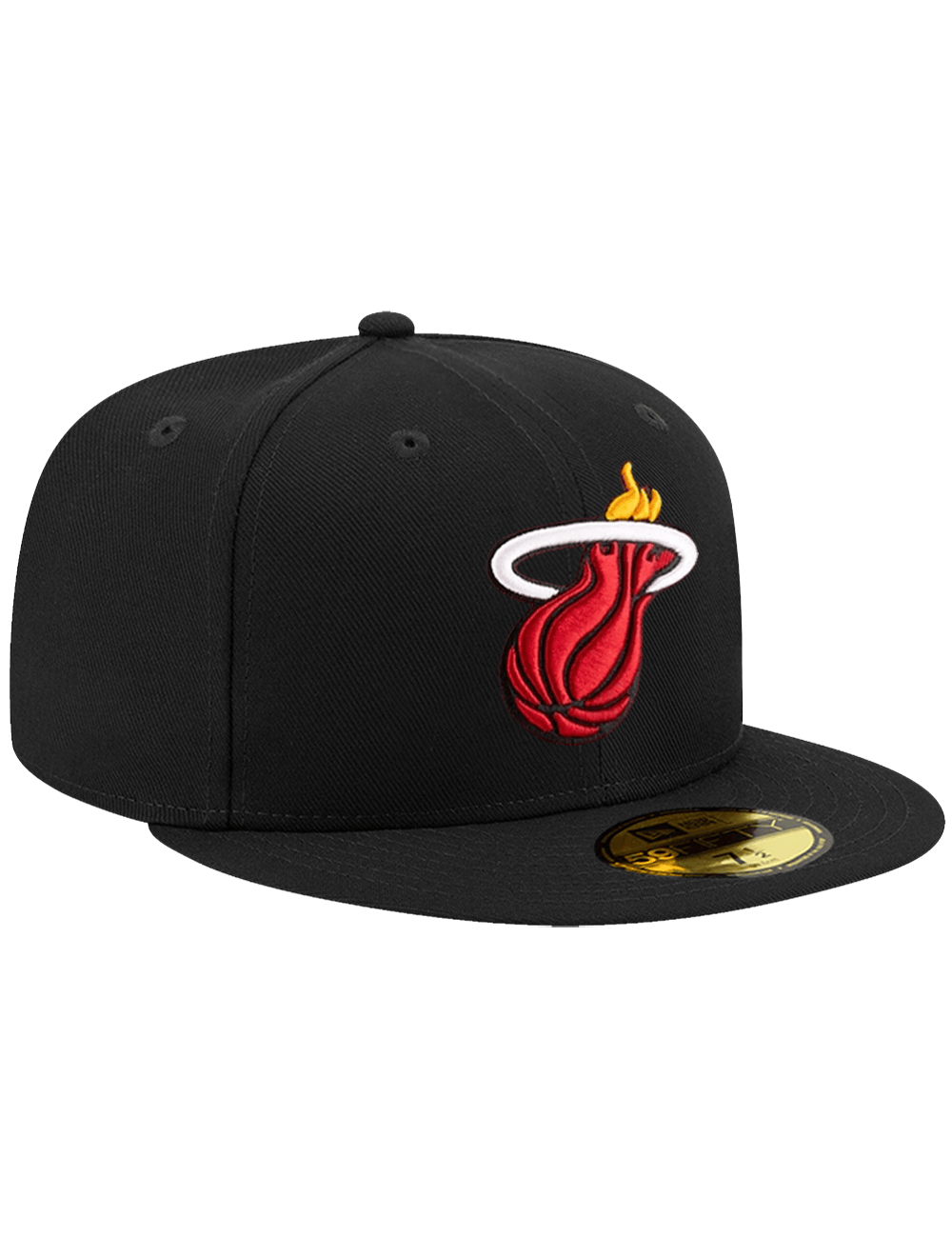 New Era Caps Miami Heat New Era NBA Team 59FIFTY Fitted Hat - Black