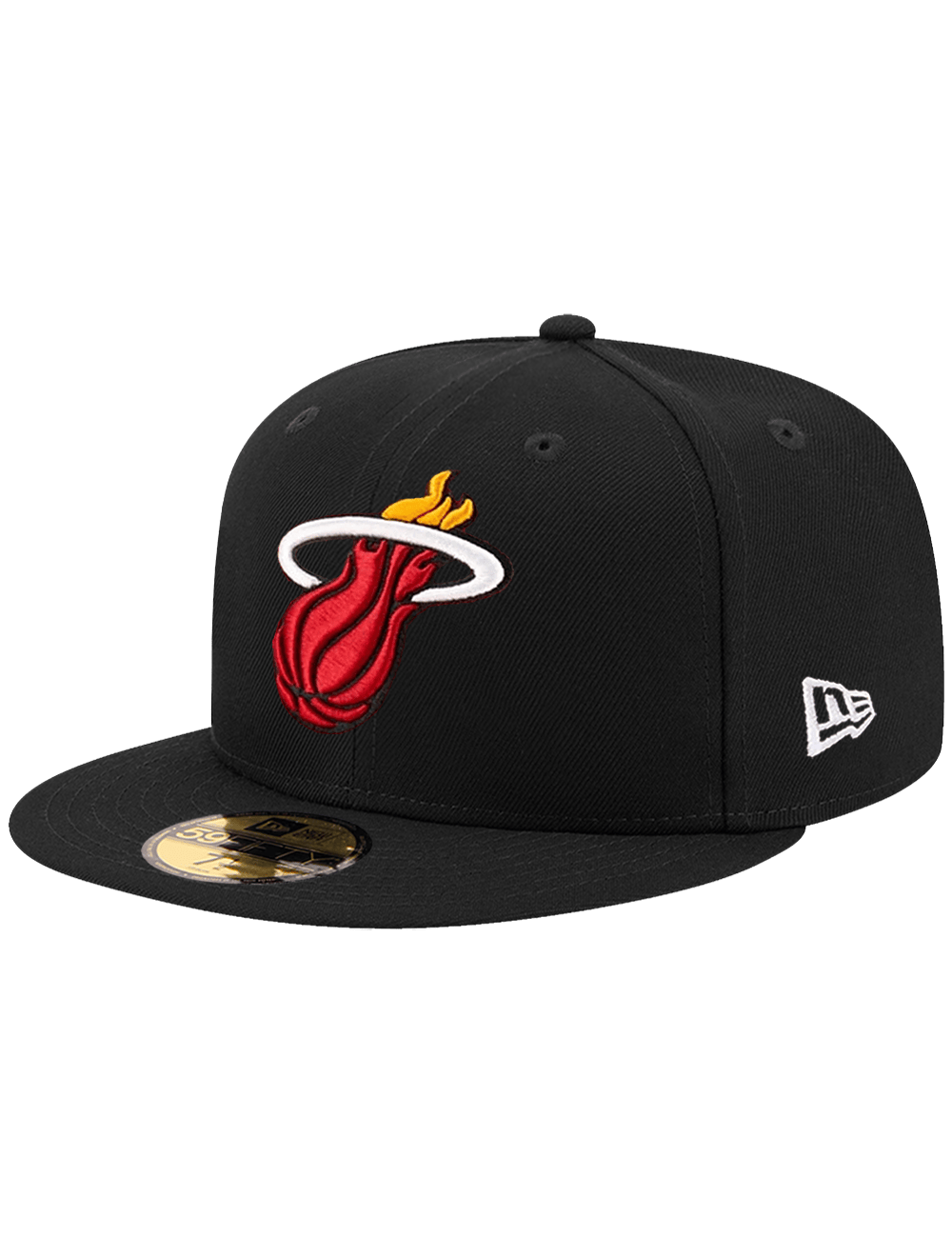 New Era Caps Miami Heat New Era NBA Team 59FIFTY Fitted Hat - Black