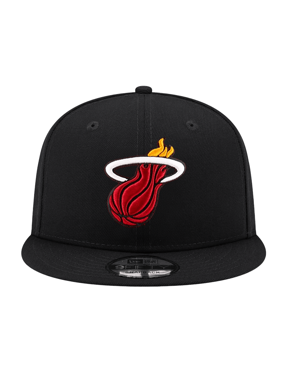 New Era Caps OSFA Miami Heat New Era NBA Team 9FIFTY Snapback Hat - Black