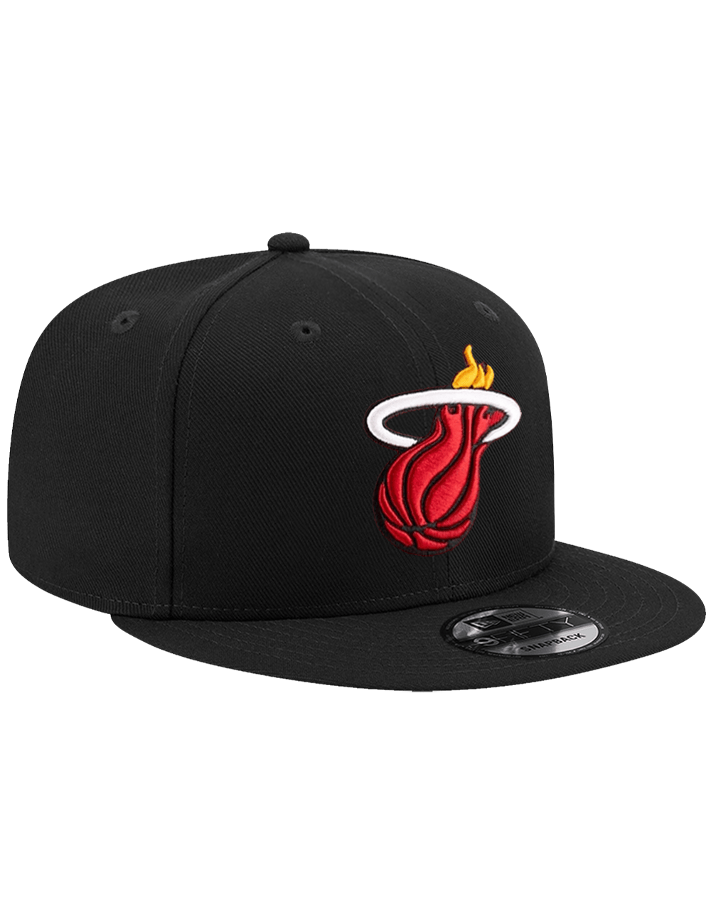 New Era Caps OSFA Miami Heat New Era NBA Team 9FIFTY Snapback Hat - Black