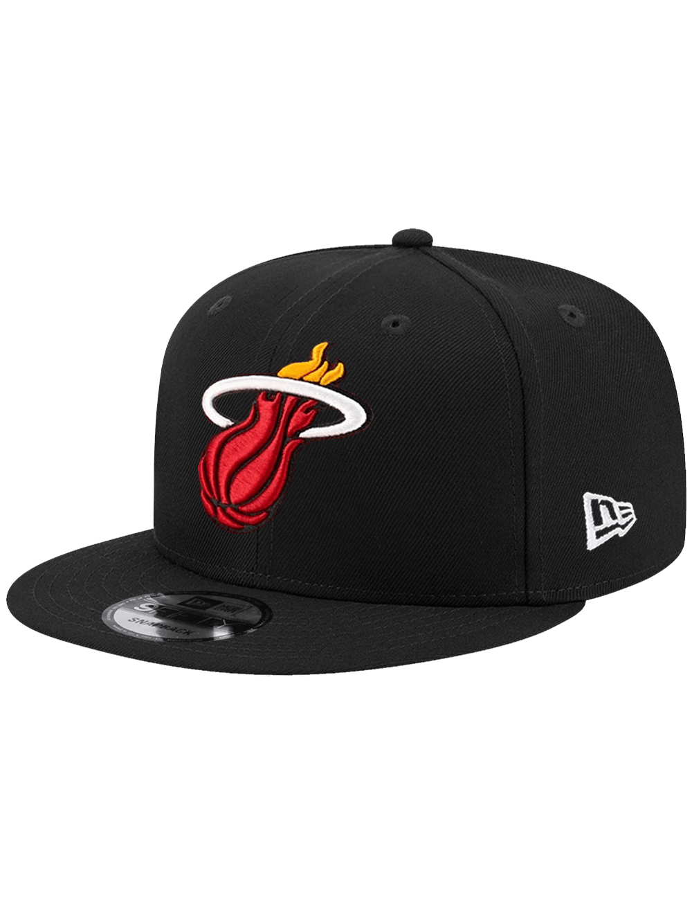 New Era Caps OSFA Miami Heat New Era NBA Team 9FIFTY Snapback Hat - Black