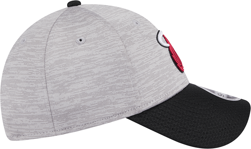 New Era Caps Miami Heat New Era NBA Team Active Digi-Tech 9FORTY Snapback Hat - Graphite Grey
