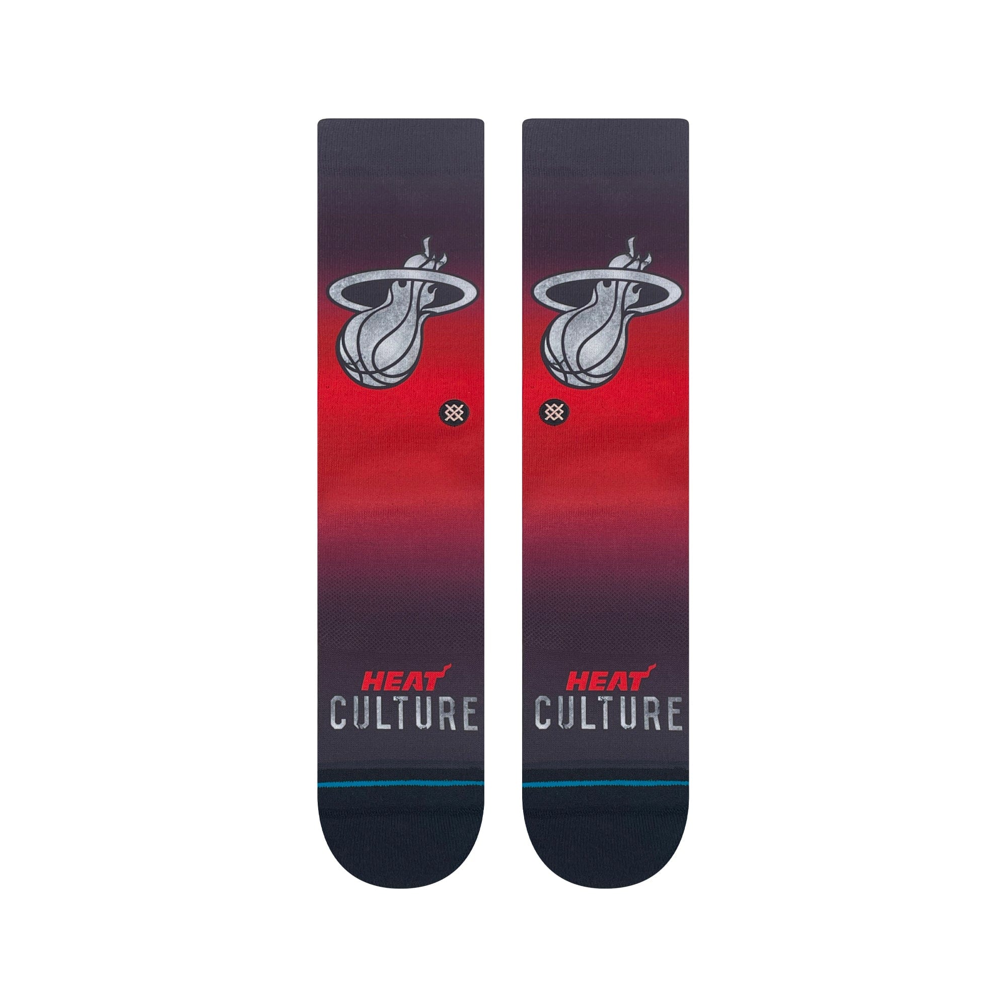 Stance Socks Large (9-12 US) Miami Heat Stance NBA 24 City Edition Crew Socks