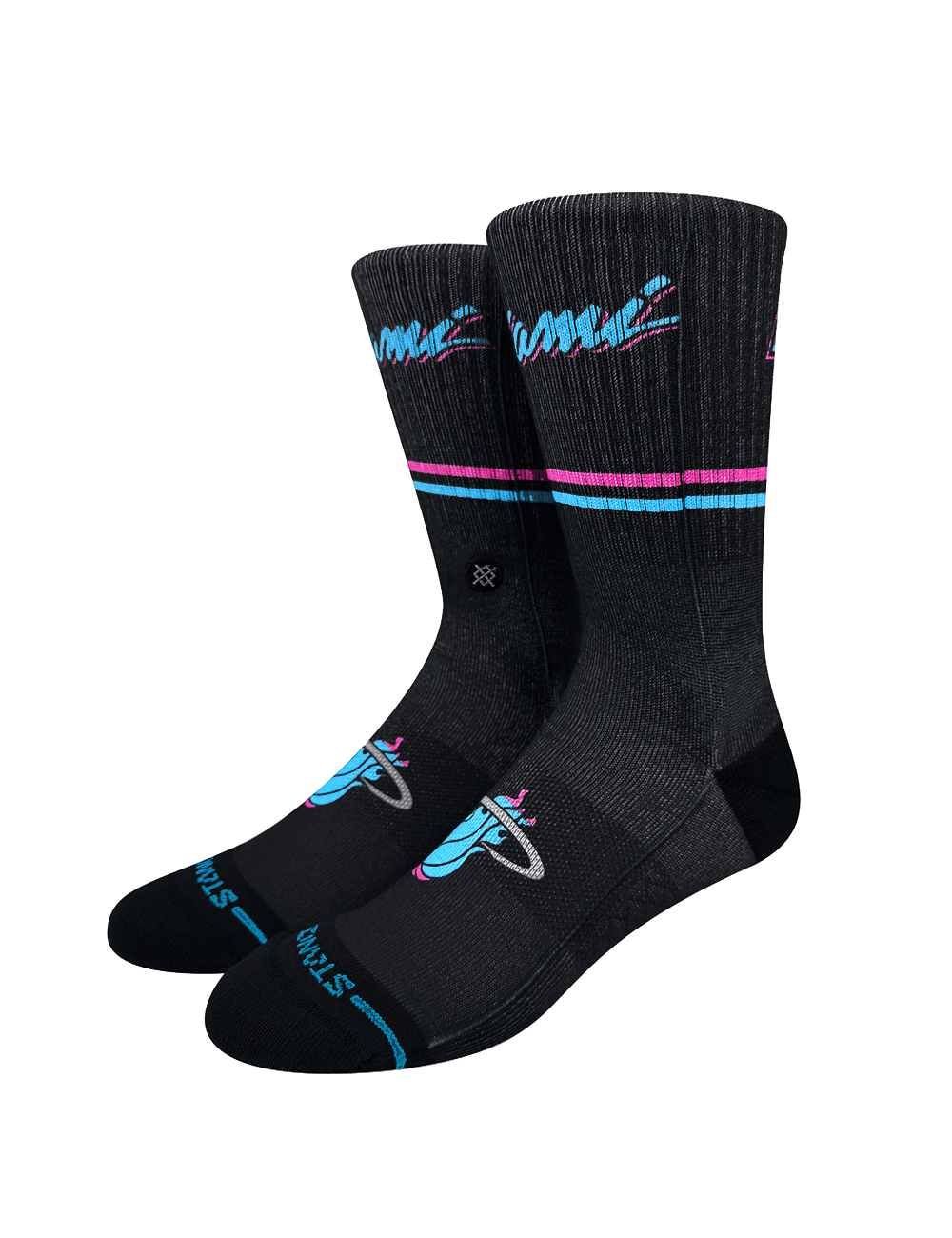 Stance Socks Large (9-12 US) Miami Heat Stance NBA 25-26 City Edition Crew Socks