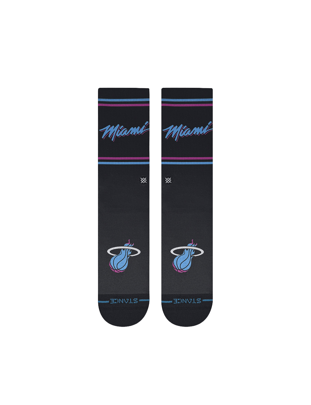 Stance Socks Large (9-12 US) Miami Heat Stance NBA 25-26 City Edition Crew Socks