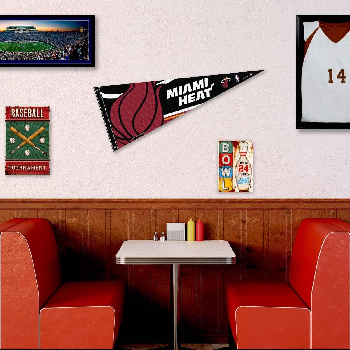 Wincraft Pennants Miami Heat Wincraft NBA 12 x 30" Premium Felt Pennant