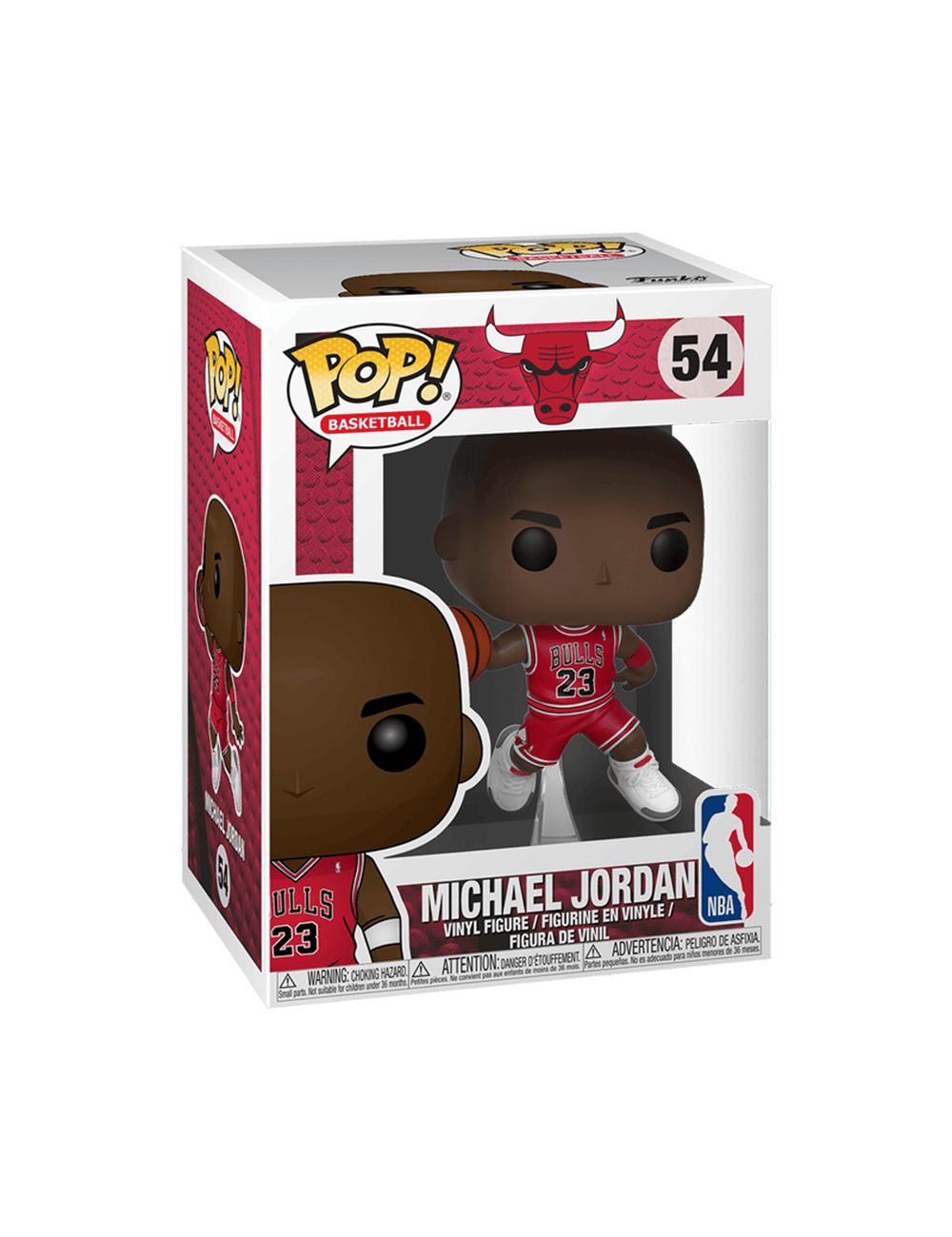 Funko Figures Michael Jordan Chicago Bulls Funko NBA Pop 54 Figure - Red