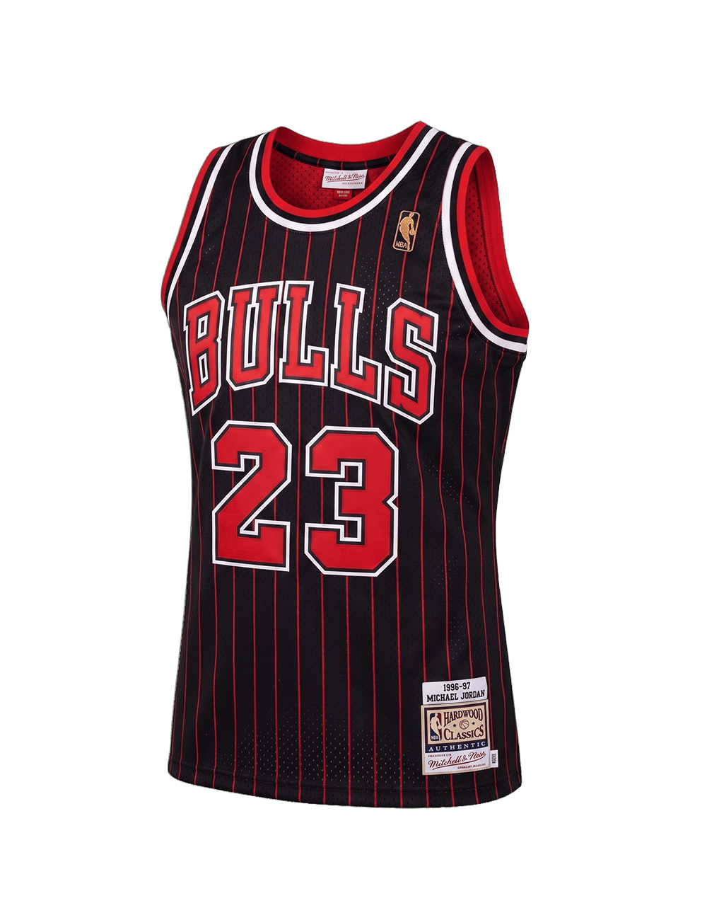 Mitchell And Ness Jerseys Michael Jordan Chicago Bulls Mitchell & Ness NBA 96-97 Alt Authentic Jersey - Black
