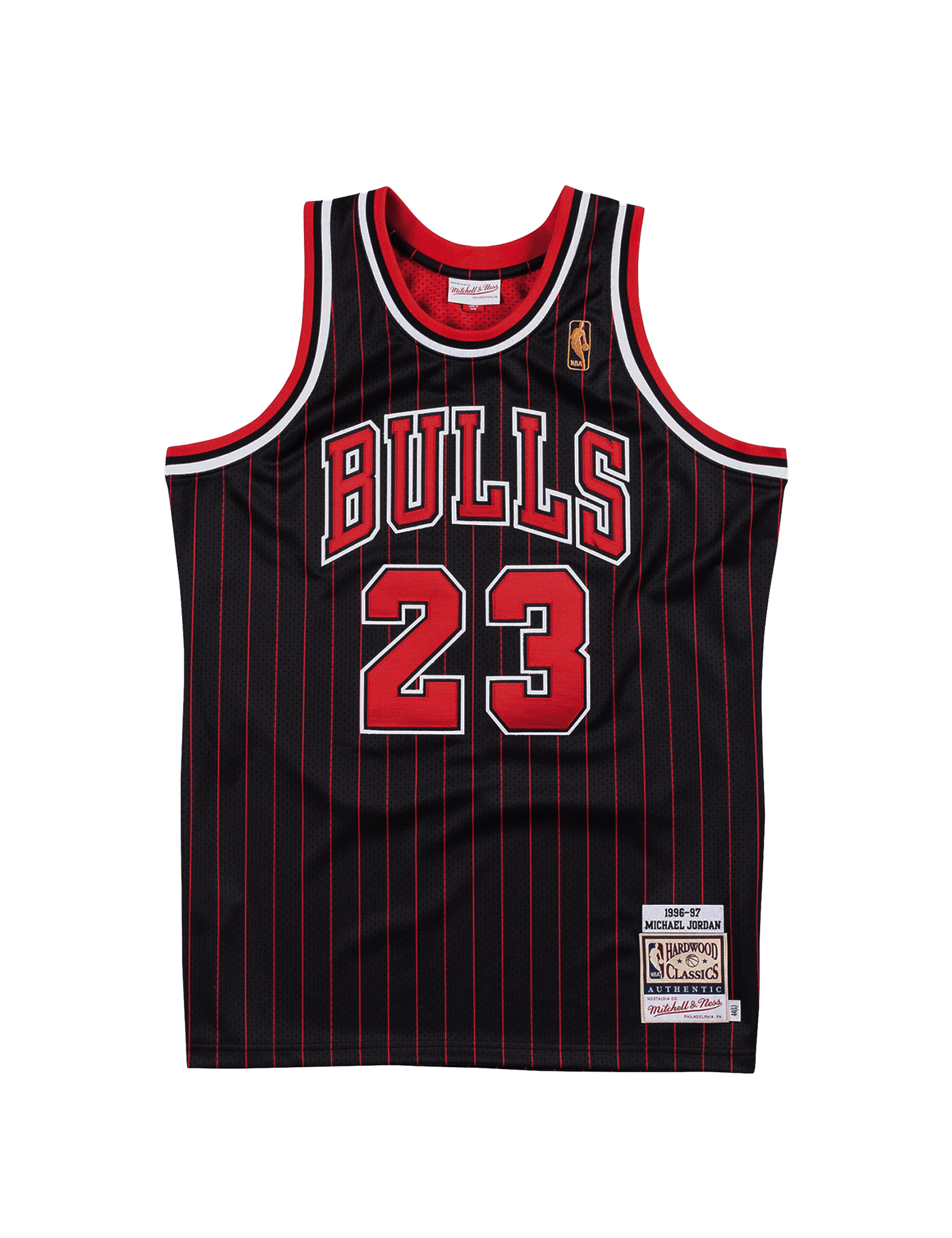 Mitchell And Ness Jerseys Michael Jordan Chicago Bulls Mitchell & Ness NBA 96-97 Alt Authentic Jersey - Black